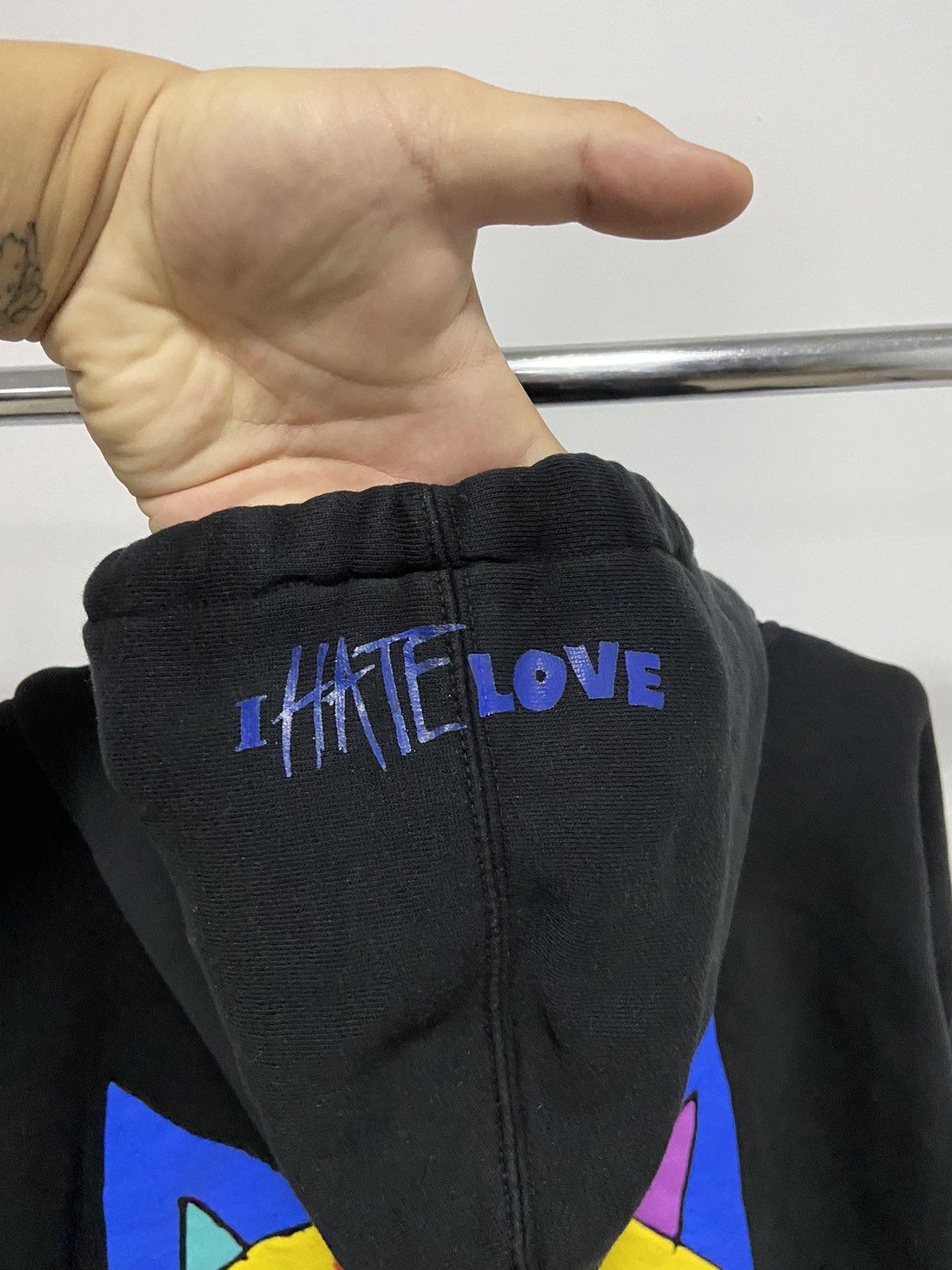 Band Tees XXXTENTACION big logo bad vibes hate love hoodie rap Size US L / EU 52-54 / 3 - 4 Thumbnail