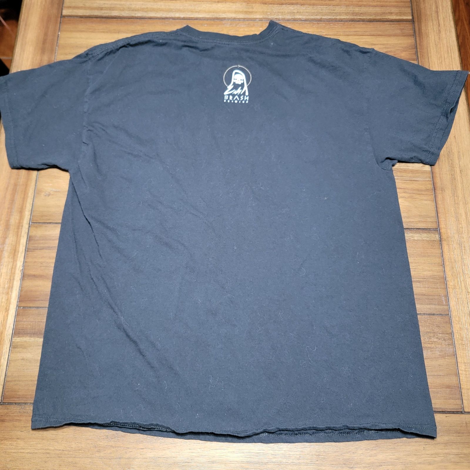 Gildan Brash Brewing Black Short Sleeve Tee "Brash Metal" - Size XL Size XL / US 12-14 / IT 48-50 - 3 Thumbnail