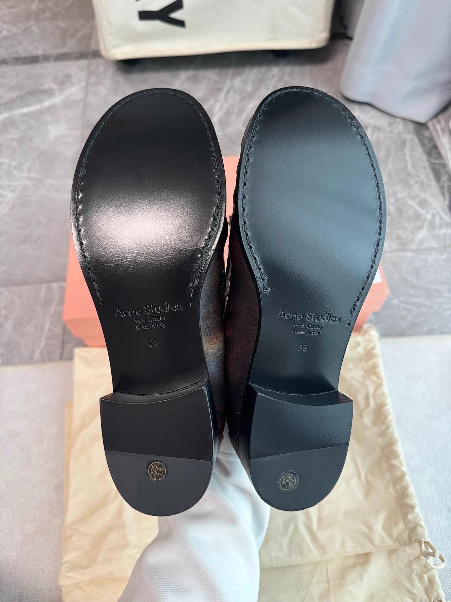 Acne Studios Acne Studios Ruched Leather Loafers K6 Size US 5 / IT 35 - 5 Thumbnail