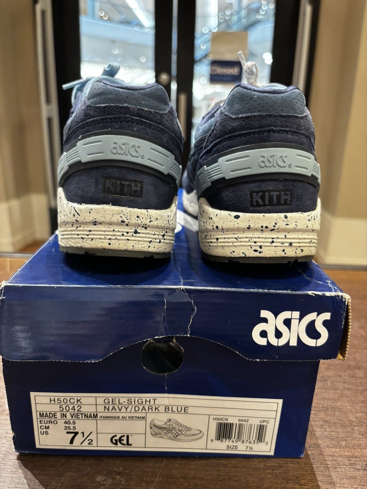 Asics Kith X ASICS Gel-Sight Navy Size US 7.5 / EU 40-41 - 3 Thumbnail