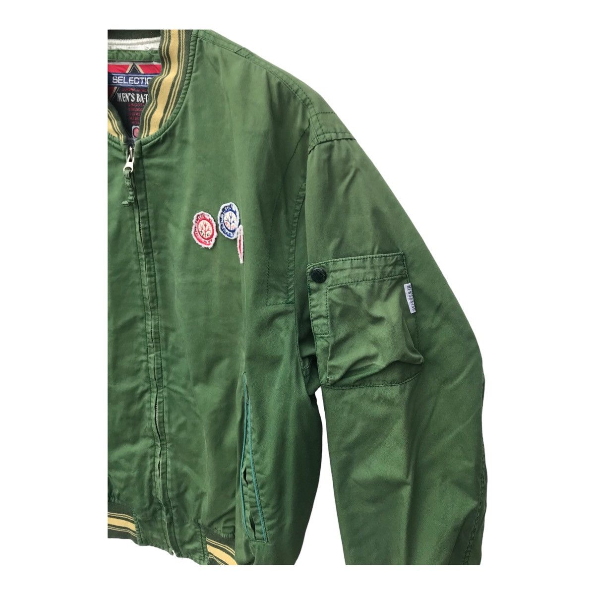 Japanese Brand Japan Streetwear Men’s Ba-tsu Spellout Sun Faded Jacket Size US M / EU 48-50 / 2 - 9 Thumbnail