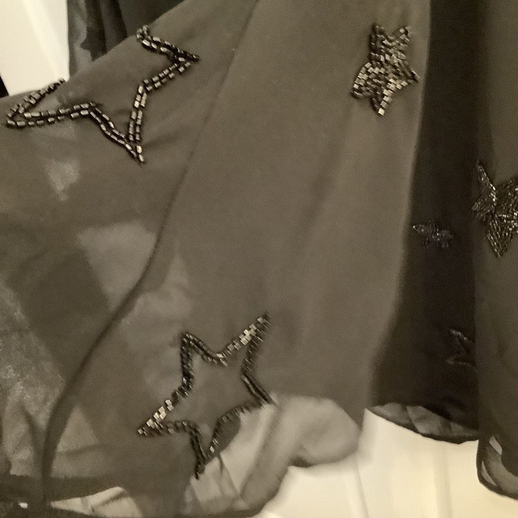 Chaser Brand Chaser Brand mini chiffon Black beaded dress M Size M / US 6-8 / IT 42-44 - 6 Thumbnail