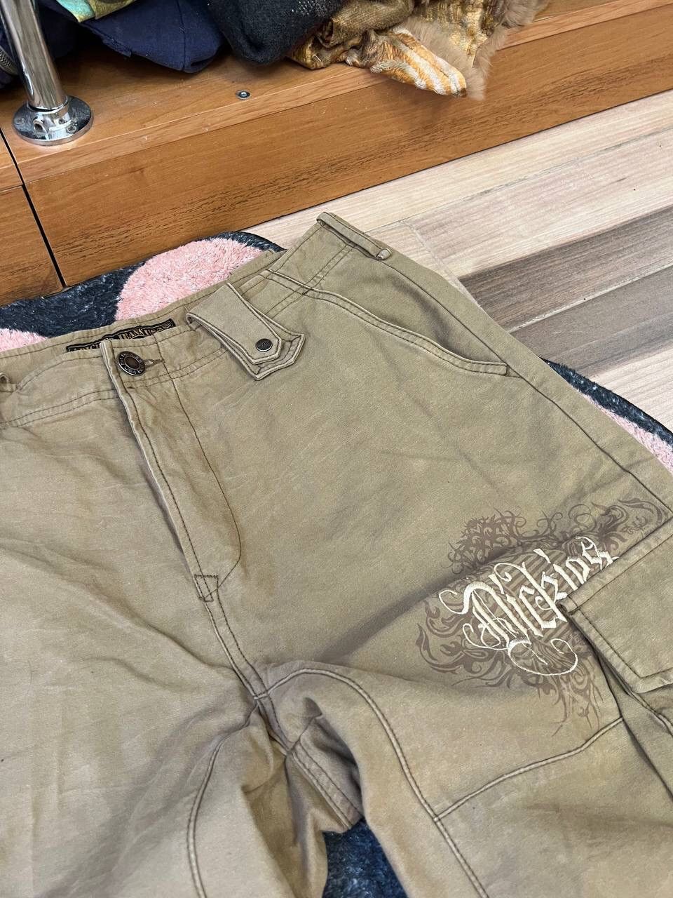 Dickies × Vintage Vintage Dickies Baggy Cargo Shorts Size US 33 - 3 Thumbnail