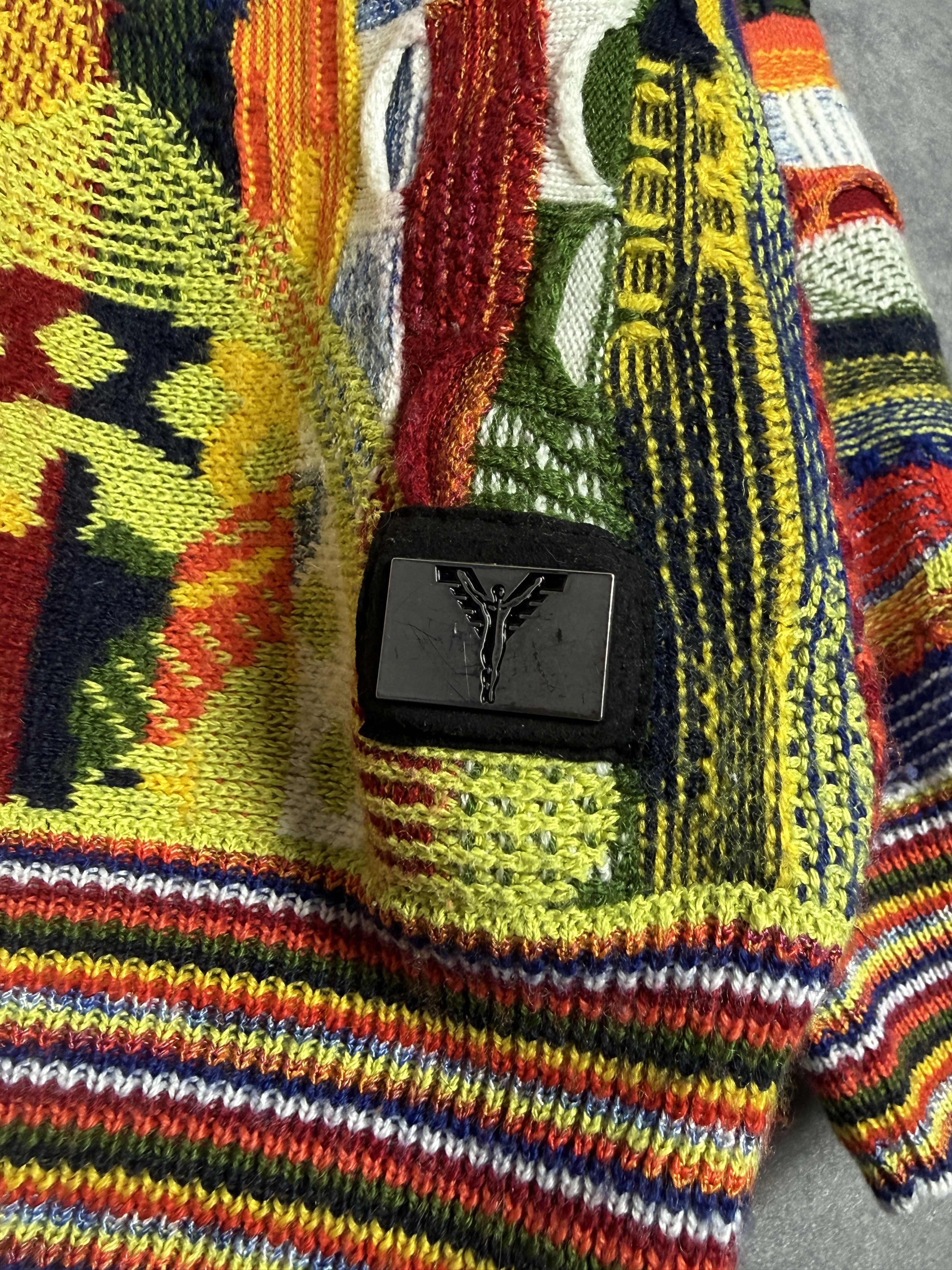 Carlo Colucci Carlo Colucci sweater made in Italy colorful virgin wool Size US XL / EU 56 / 4 - 3 Thumbnail