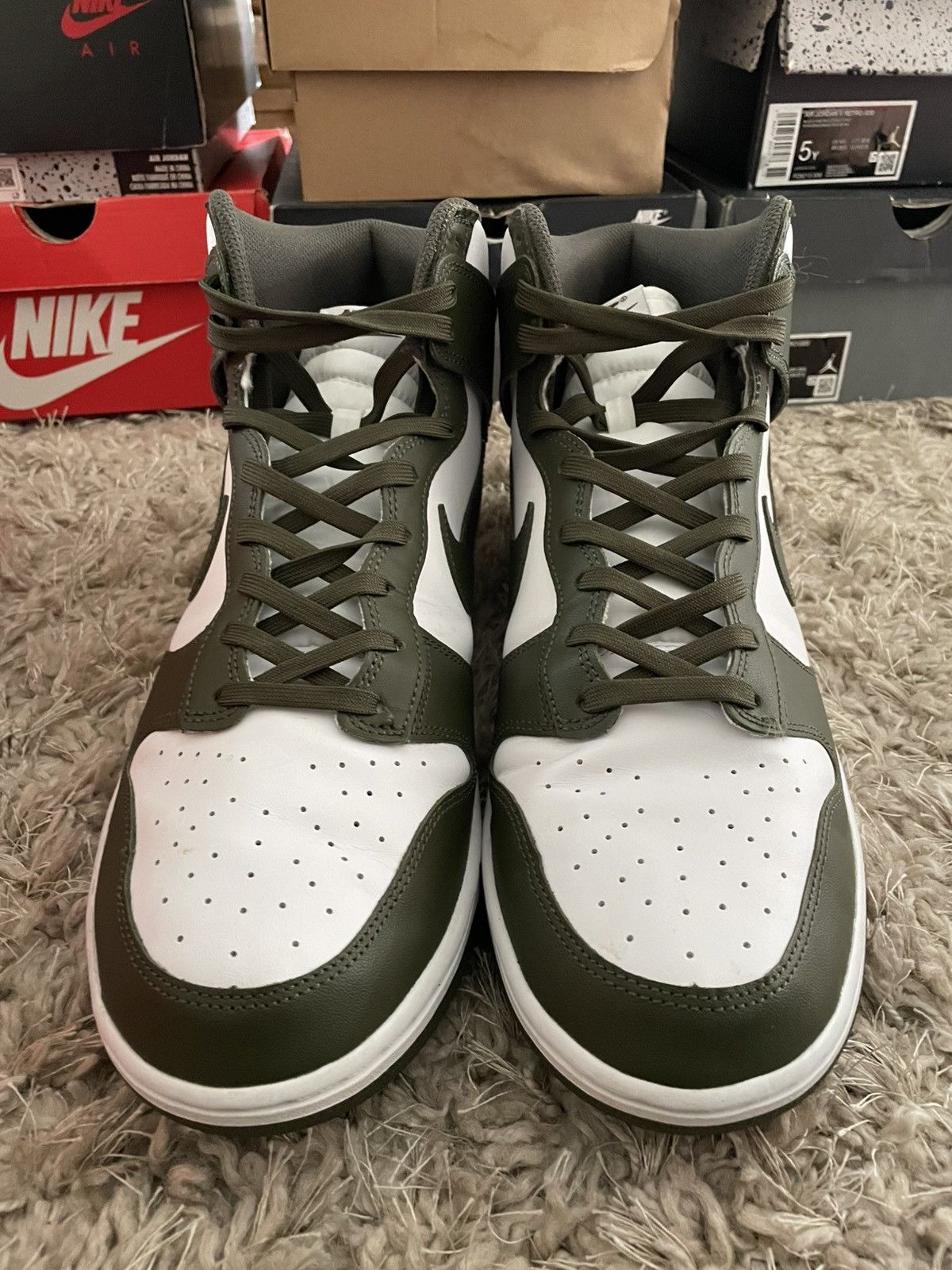 Nike Nike Dunk High Cargo Khaki Size US 14 / EU 47 - 4 Thumbnail