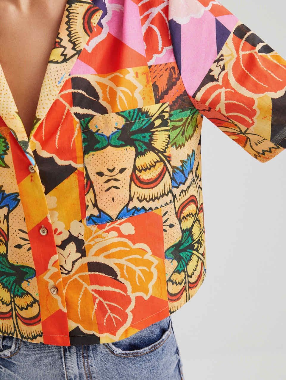 Desigual Desigual avant garde Hawaiian coloured shirt Size L / US 10 / IT 46 - 6 Thumbnail