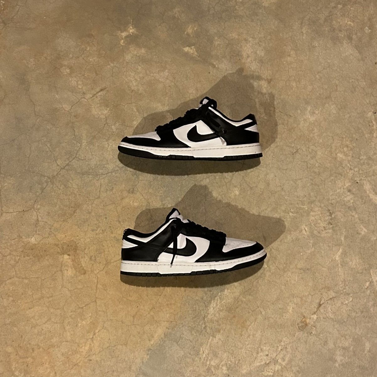 Japanese Brand × Nike Nike Dunk Low Retro White Black Panda 2022 US 12 Size US 12 / EU 45 - 1 Thumbnail
