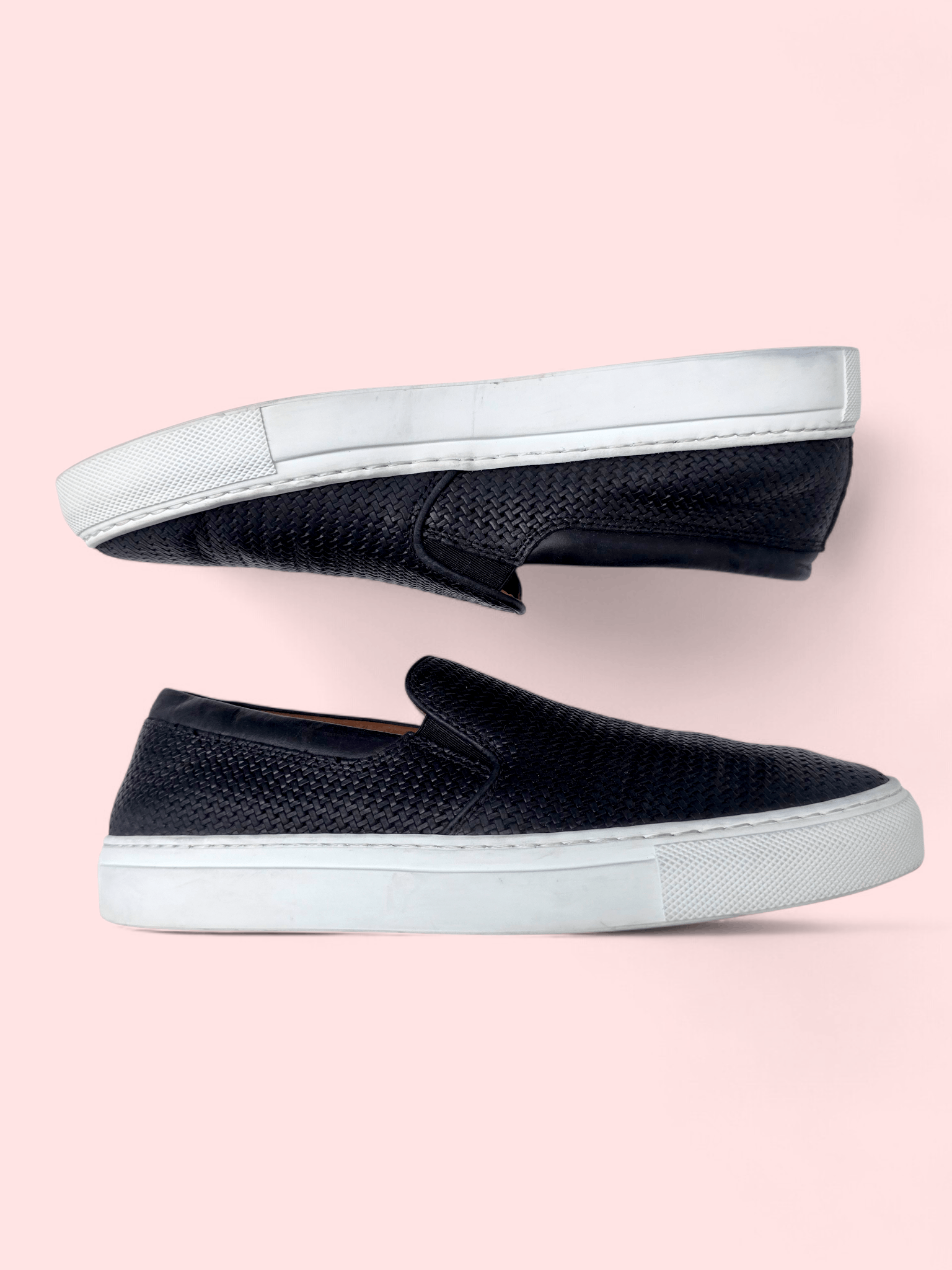 Aquatalia Aquatalia woven leather slip-on sneakers-FASHIONELLA Size US 9 / IT 39 - 4 Thumbnail