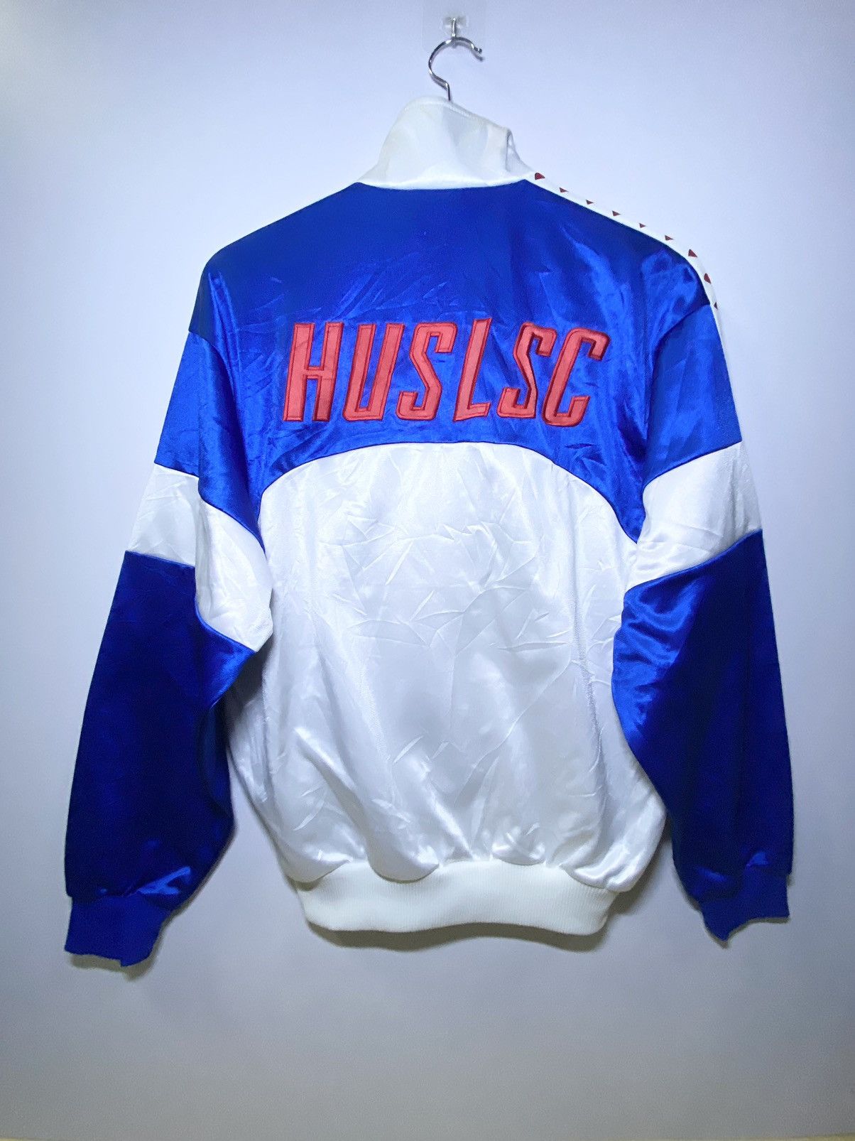 Japanese Brand × Vintage VINTAGE ARENA SWIMMING CLUB HUSLSC TRACKTOP JACKET SIDETAPE Size US M / EU 48-50 / 2 - 8 Thumbnail