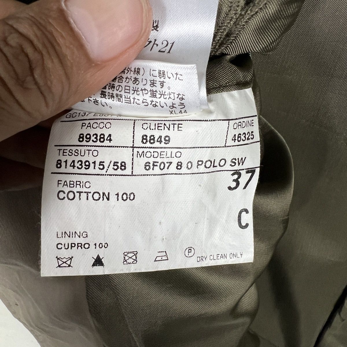 Polo Ralph Lauren Polo Ralph Lauren Blue Label Made In Italy Size US M / EU 48-50 / 2 - 15 Thumbnail