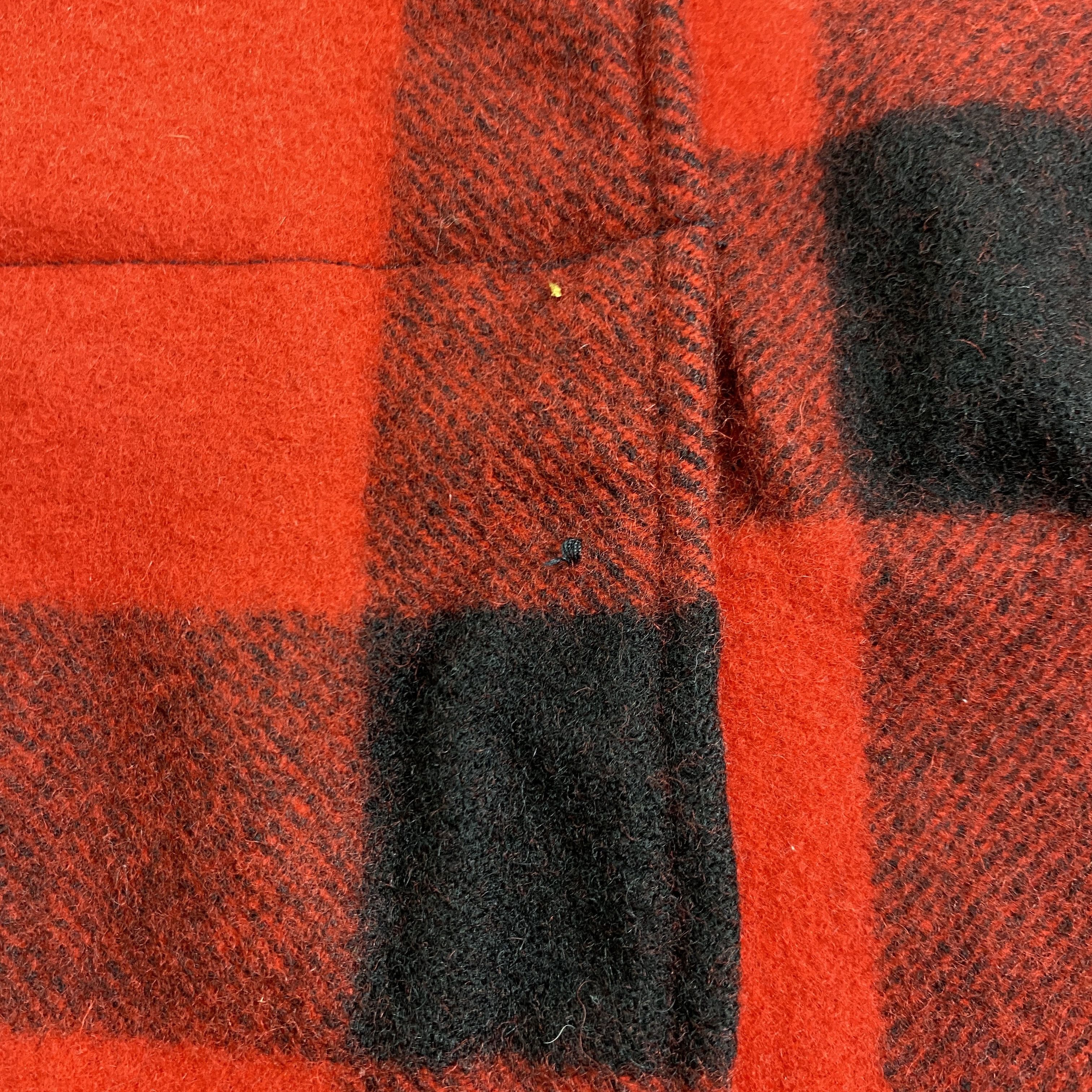 Japanese Brand Vintage Codet Red Wool Flannel Plaid Jacket - J182 Size US S / EU 44-46 / 1 - 7 Thumbnail