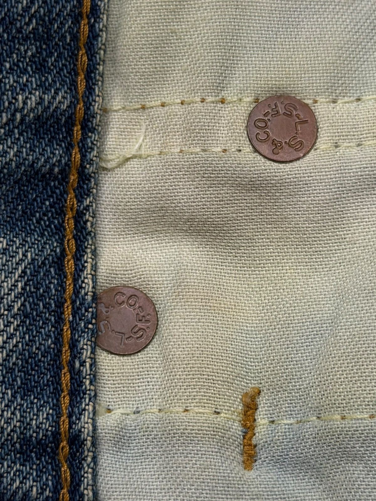Levi's Vintage Clothing Vintage Levi’s 502 XX Big E Selvedge Denim Jeans Japan | W28 Size US 28 / EU 44 - 14 Thumbnail