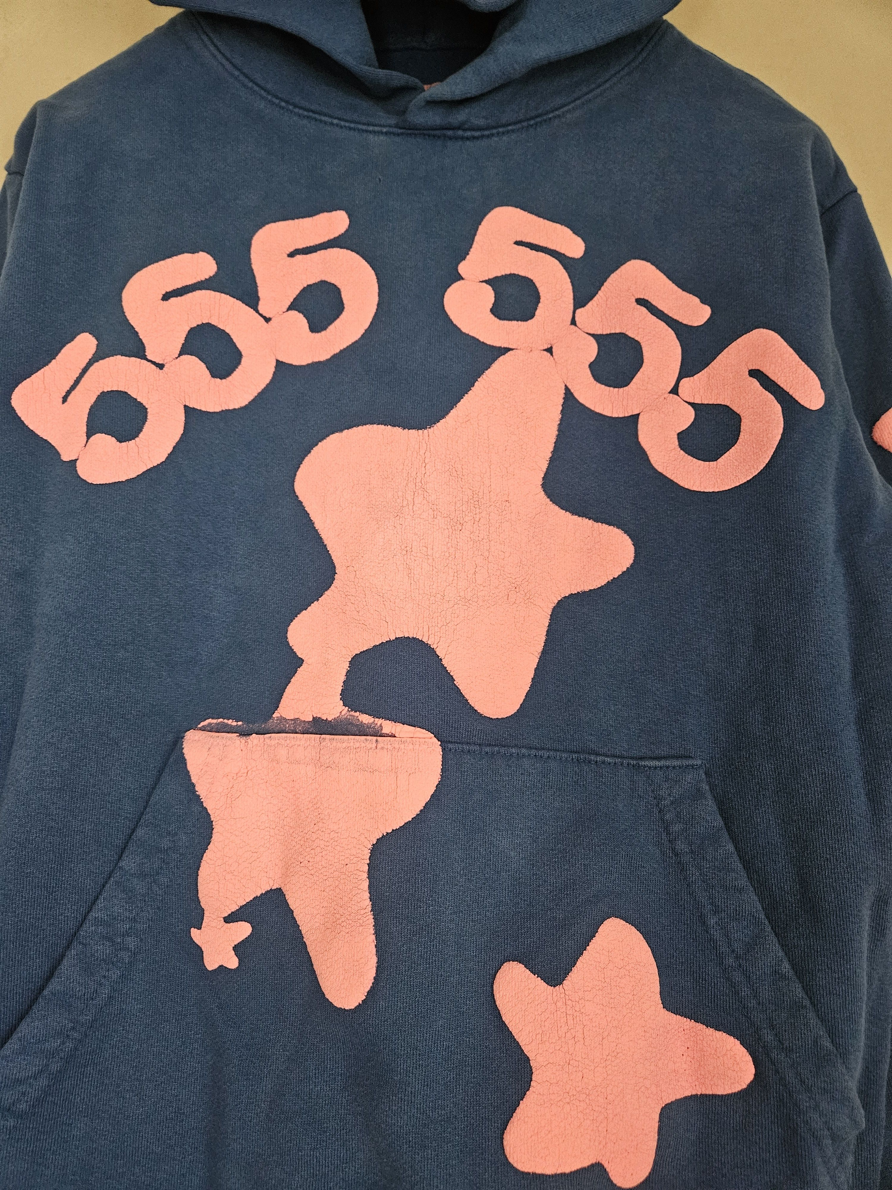 Sp5der Beluga Blue Pink Stars Hoodie Size US S / EU 44-46 / 1 - 4 Thumbnail