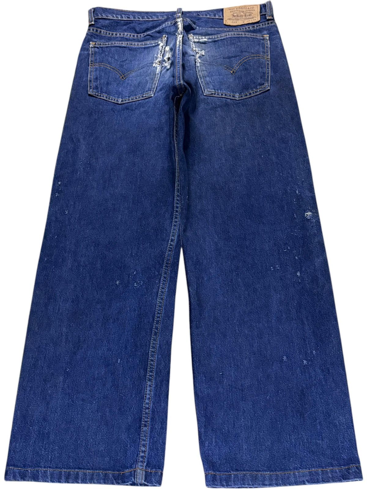 Levi's Vintage 80s Levis 612 Orange Tab Blue Wash Baggy Jeans Size US 32 / EU 48 - 2 Thumbnail