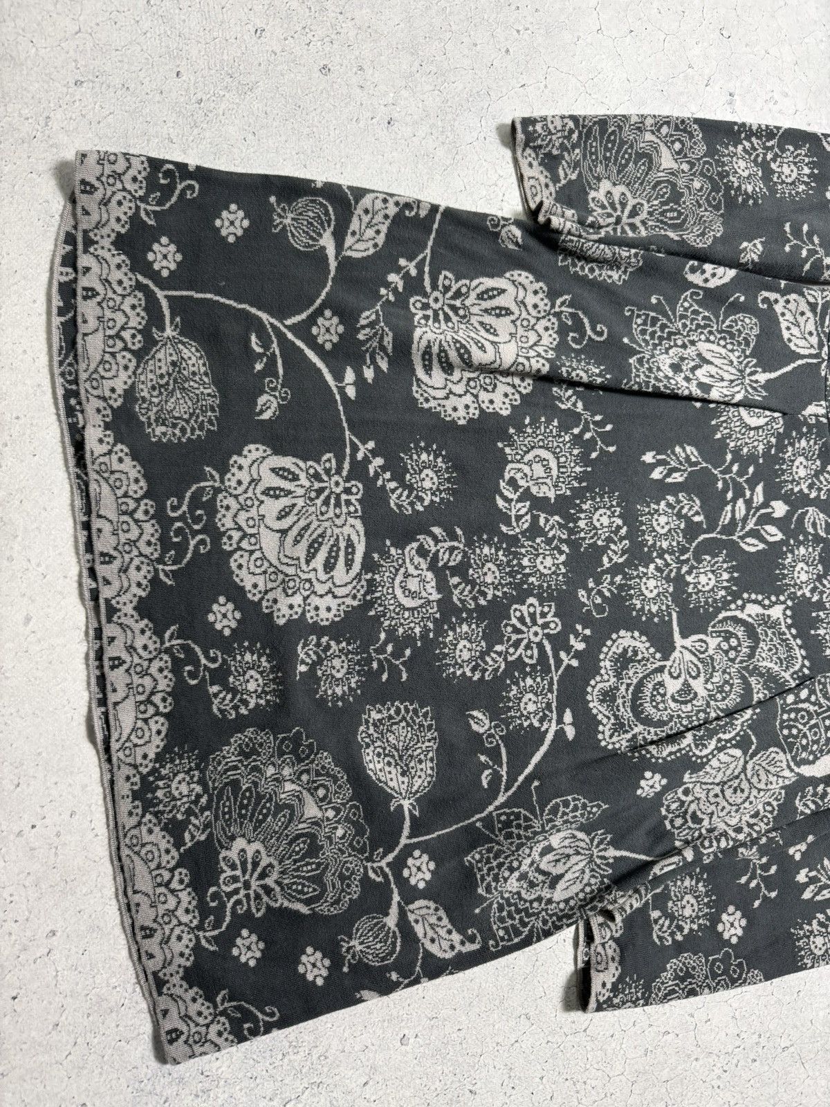 Vintage Ivko Women’s Floral Dress Wool Long Sleeve Size 38 Size XS / US 0-2 / IT 36-38 - 4 Thumbnail