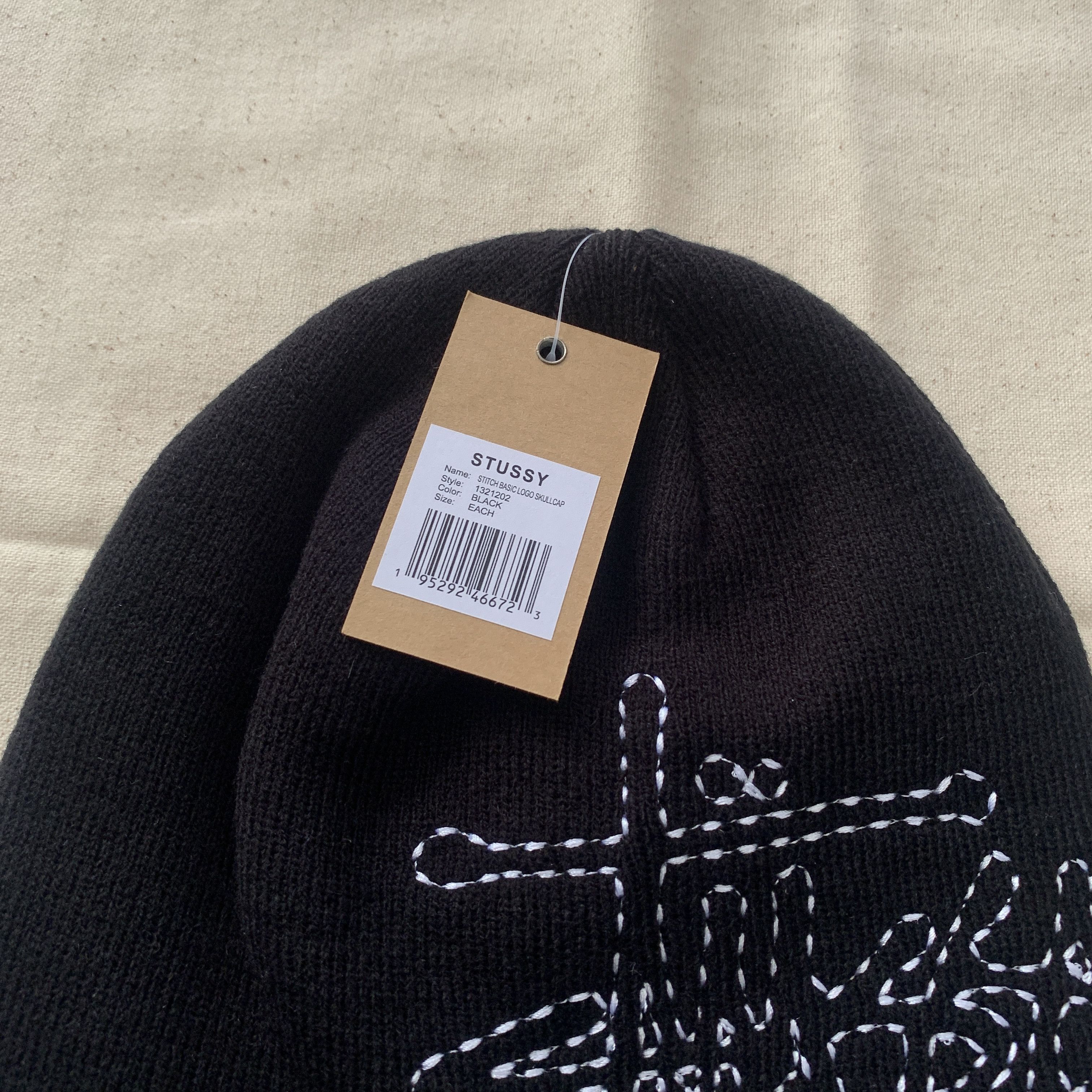 Stussy × Vintage Stussy Stitch Basic Logo Skullcap Size ONE SIZE - 2 Thumbnail