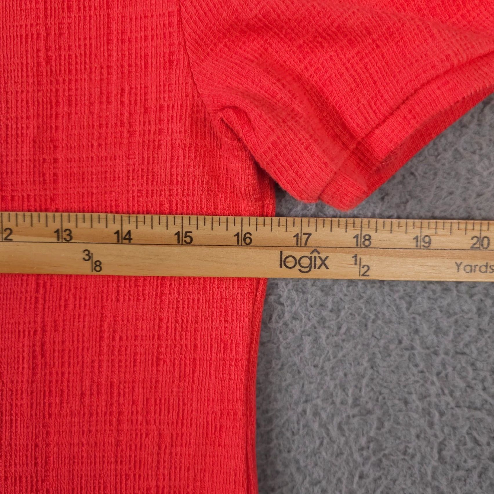 J.Crew J.CREW Shirt Womens Small Coral Puff Sleeve Textured Crew Neck Top Preppy Size S / US 4 / IT 40 - 5 Thumbnail