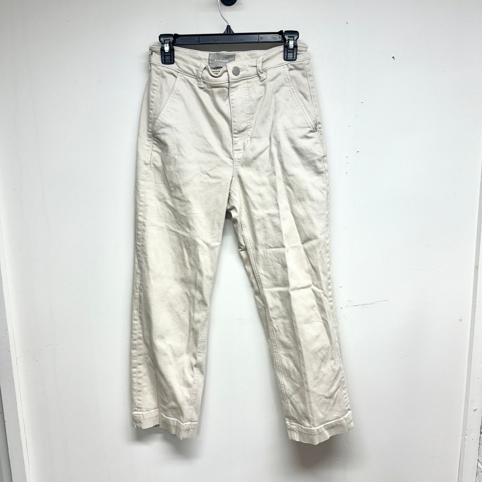 Everlane Everlane High Waisted Ivory The Way-High® Wide Leg Jean 6 Size 28" / US 6 / IT 42 - 2 Thumbnail