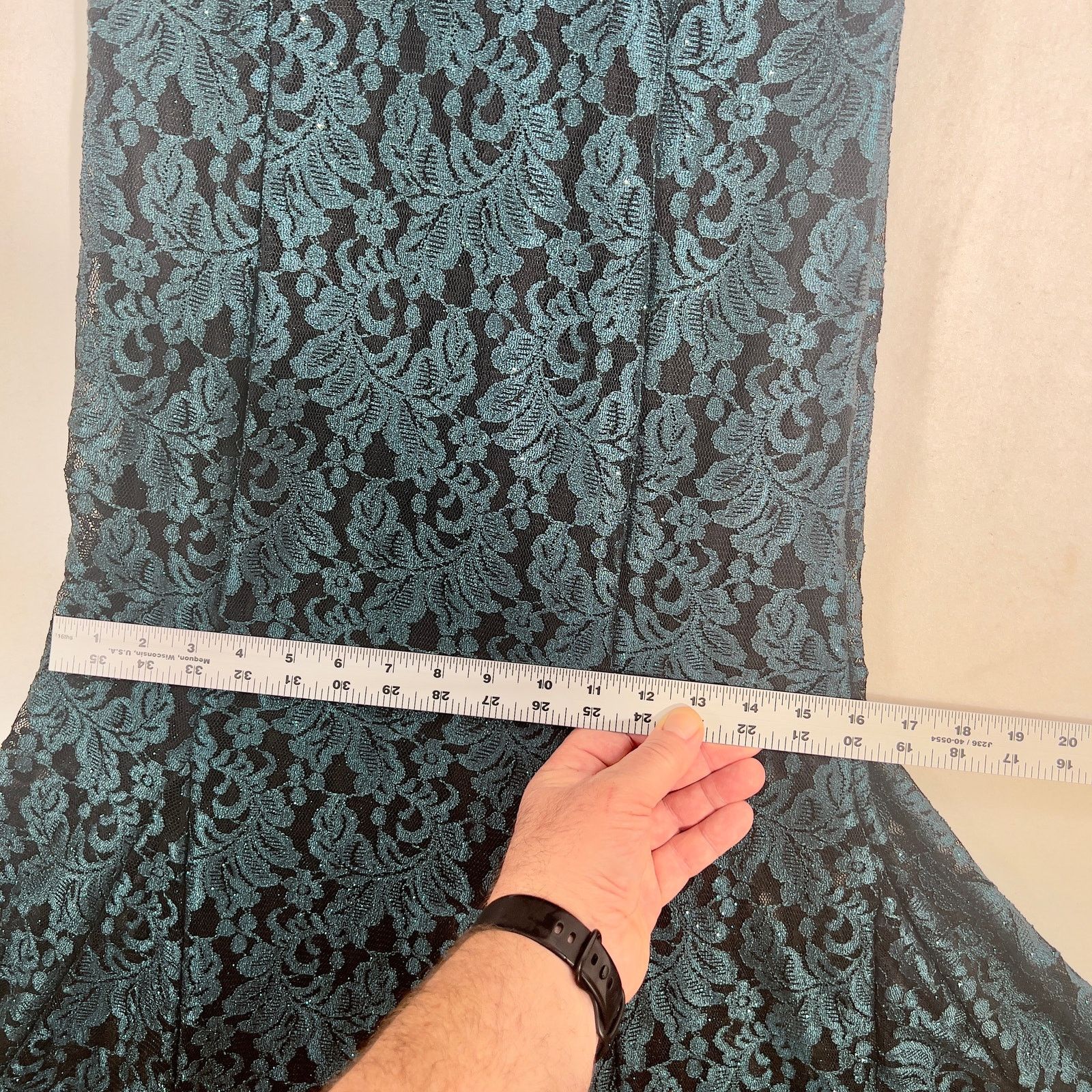 Other Morgan & Co. Maxi Dress Woman 10 Style# 216890 Keyhole Neck Size L / US 10 / IT 46 - 8 Thumbnail