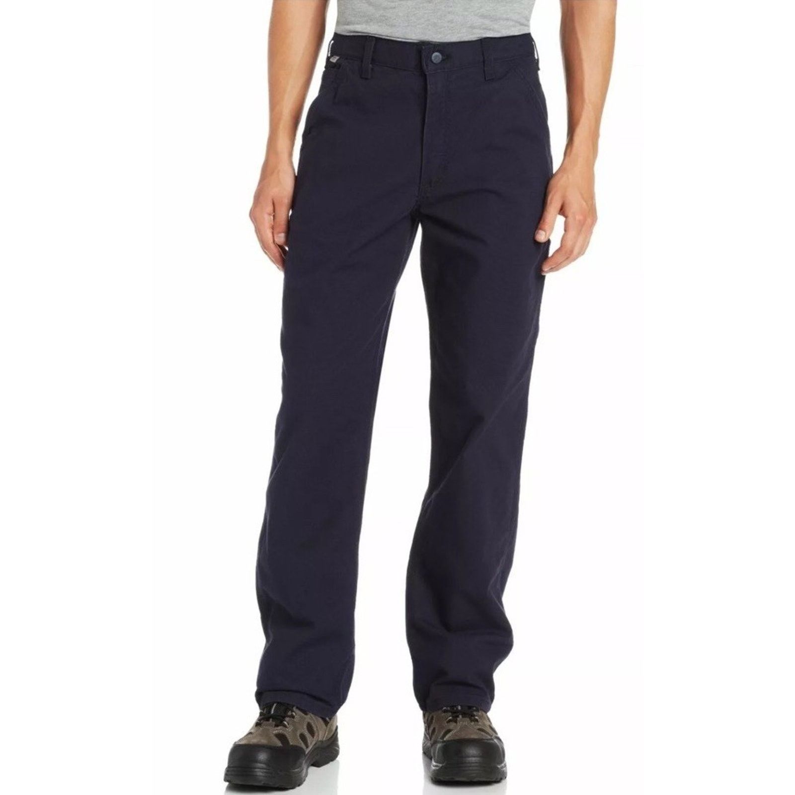 Carhartt Carhartt Men's Flame Resistant Dungaree Dark Navy 32W x 30L Size US 32 / EU 48 - 3 Thumbnail