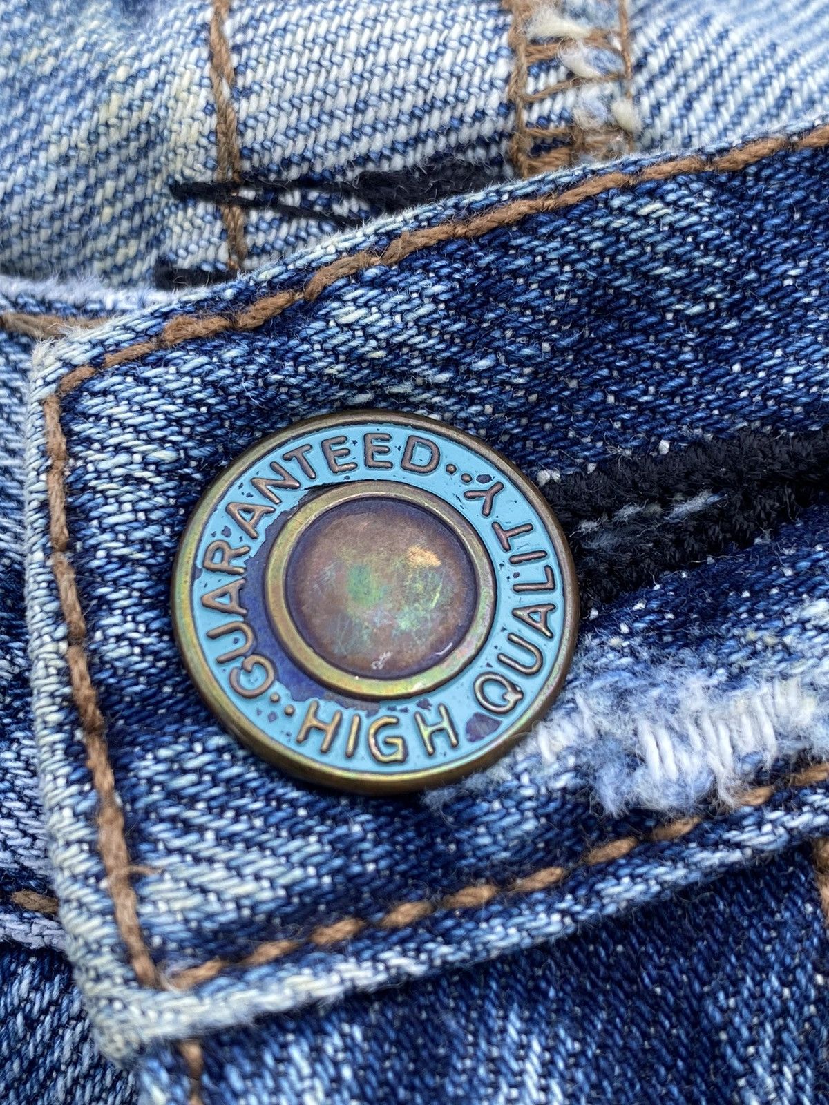 If Six Was Nine × Japanese Brand Fudge Distressed Denim Pants Size US 34 / EU 50 - 8 Thumbnail