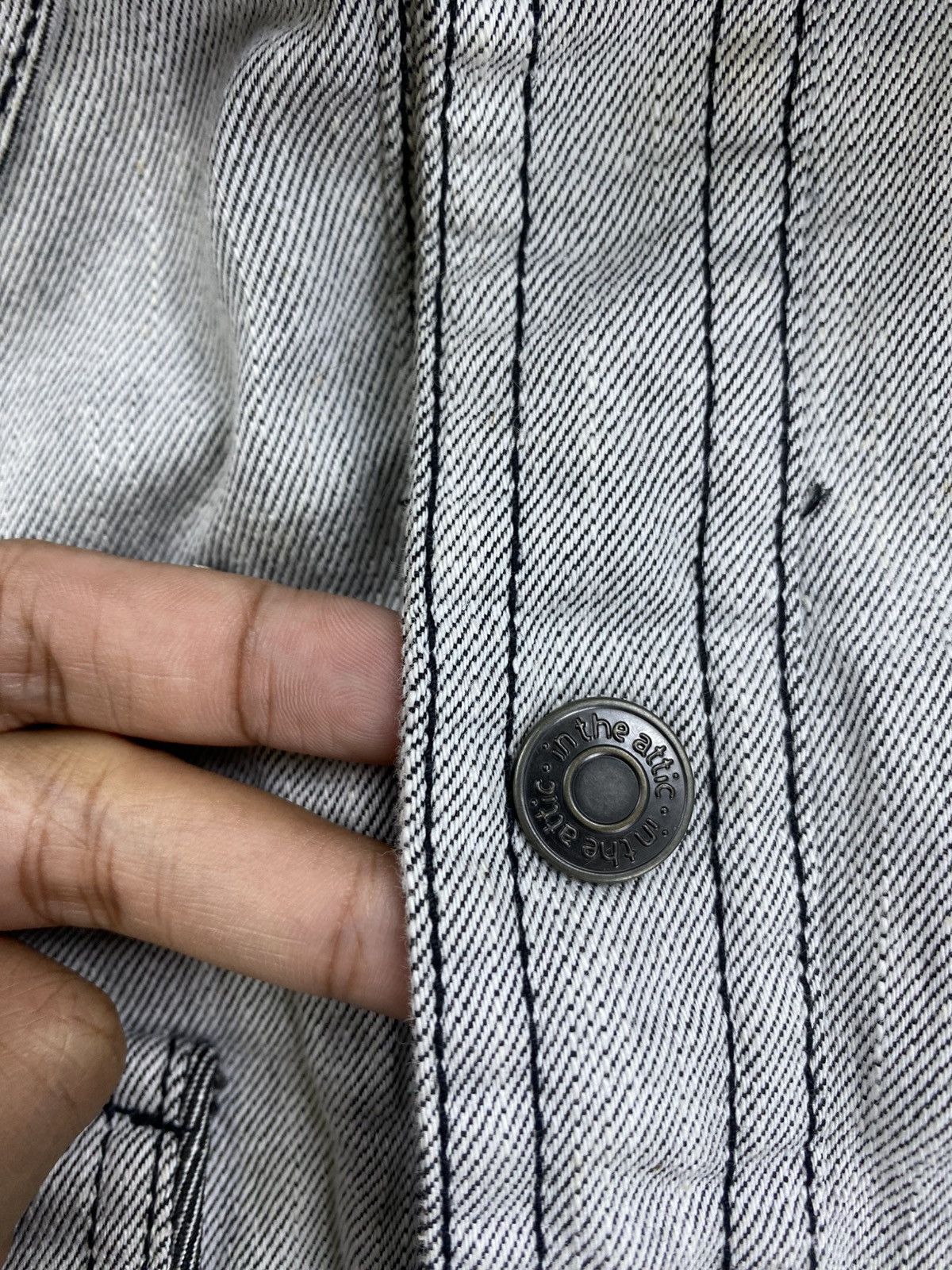In The Attic 🔥STEALS In The Attic Wash Grey Detachable Punk Jacket Size US M / EU 48-50 / 2 - 9 Thumbnail