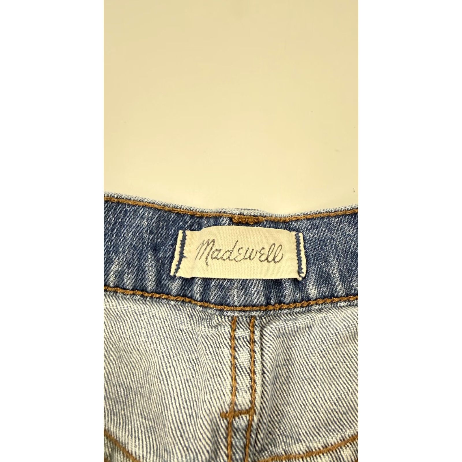 Madewell Madewell Jeans Womens 28 Blue 10" High Riser Demi Boot Raw Hem Denim Bootcut Jeans Size 28" / US 6 / IT 42 - 4 Thumbnail