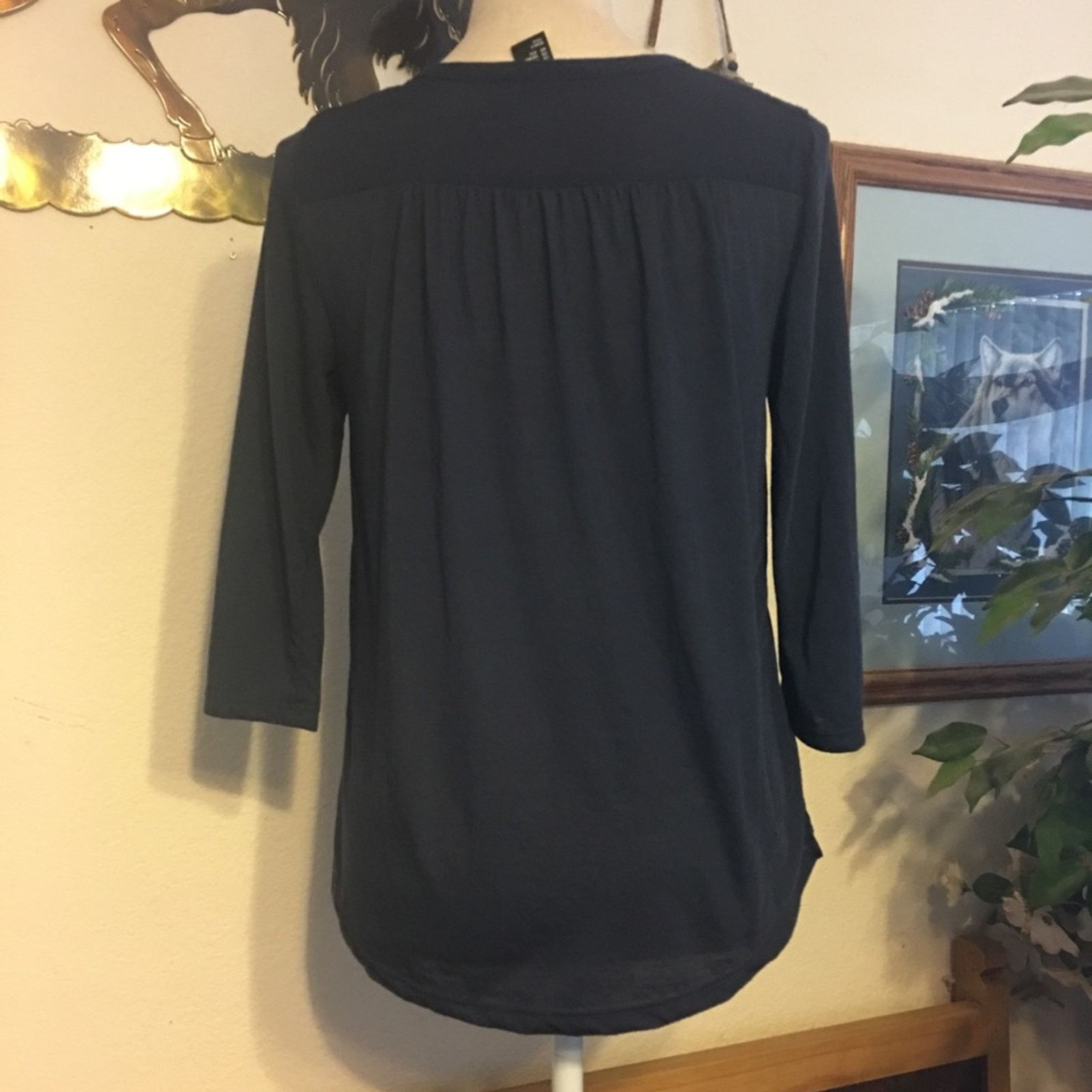H&M H&M Navy blue Soft pull over top XS Size XS / US 0-2 / IT 36-38 - 5 Thumbnail