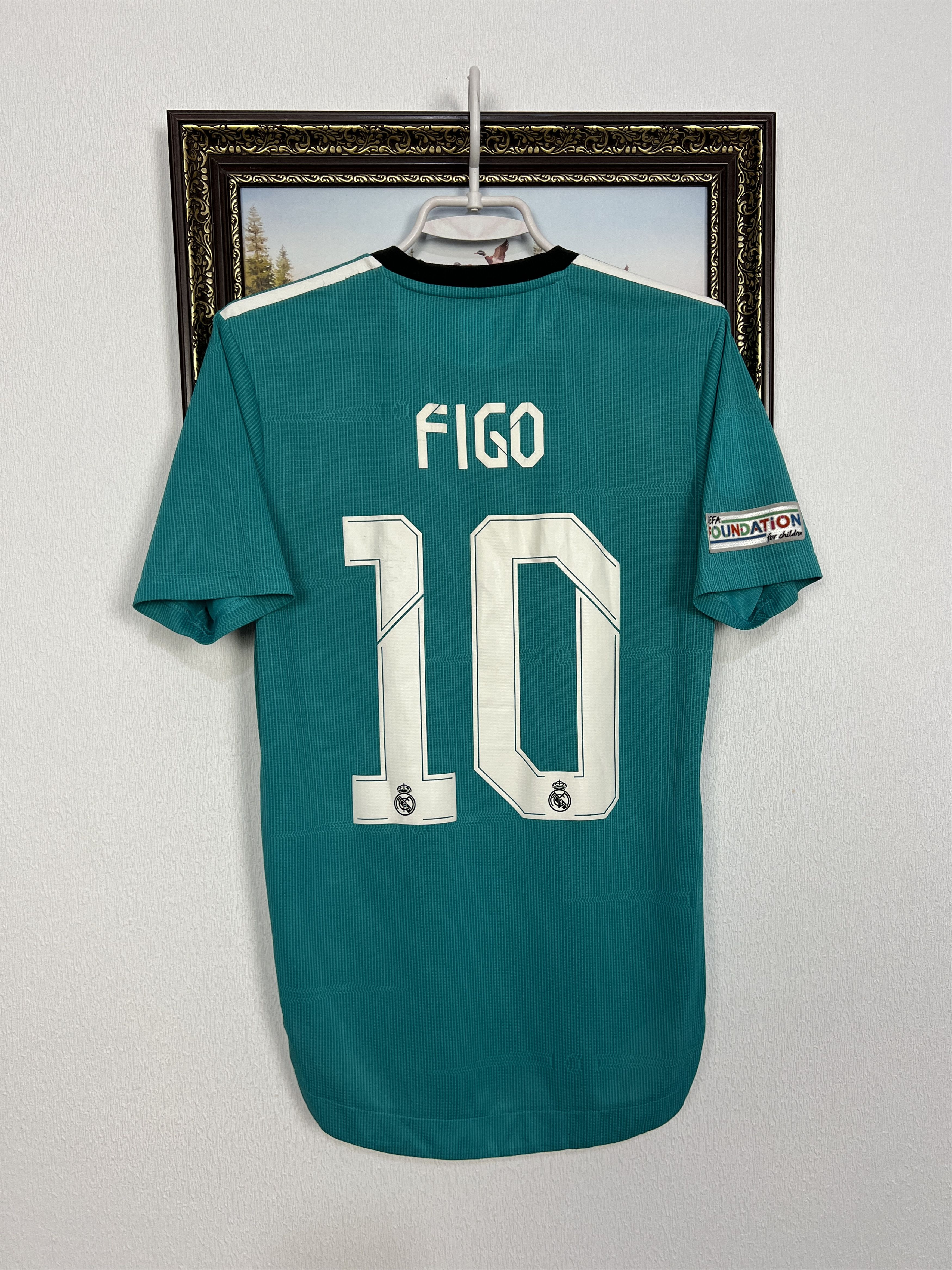 Adidas Real Madrid Third football shirt 2021 Soccer #10 Figo Jersey Size US XS / EU 42 / 0 - 1 Thumbnail