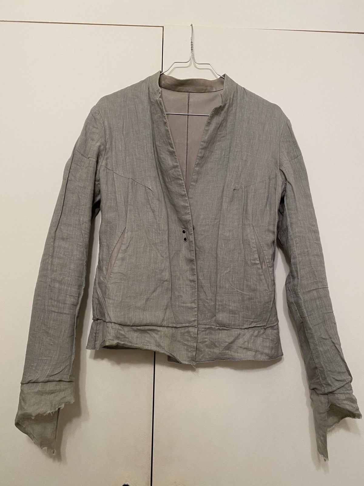 Isaac Sellam Experience Isaac Sellam Experience jacket in lambskin and linen Size S / US 4 / IT 40 - 2 Thumbnail