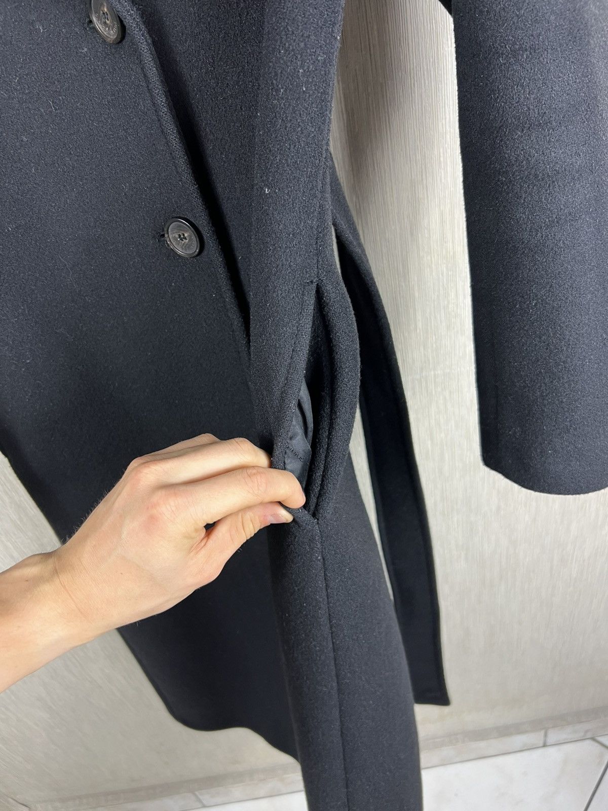 Other Claudie Pierlot Paris long wool coat parka designer jacket Size XS / US 0-2 / IT 36-38 - 22 Thumbnail