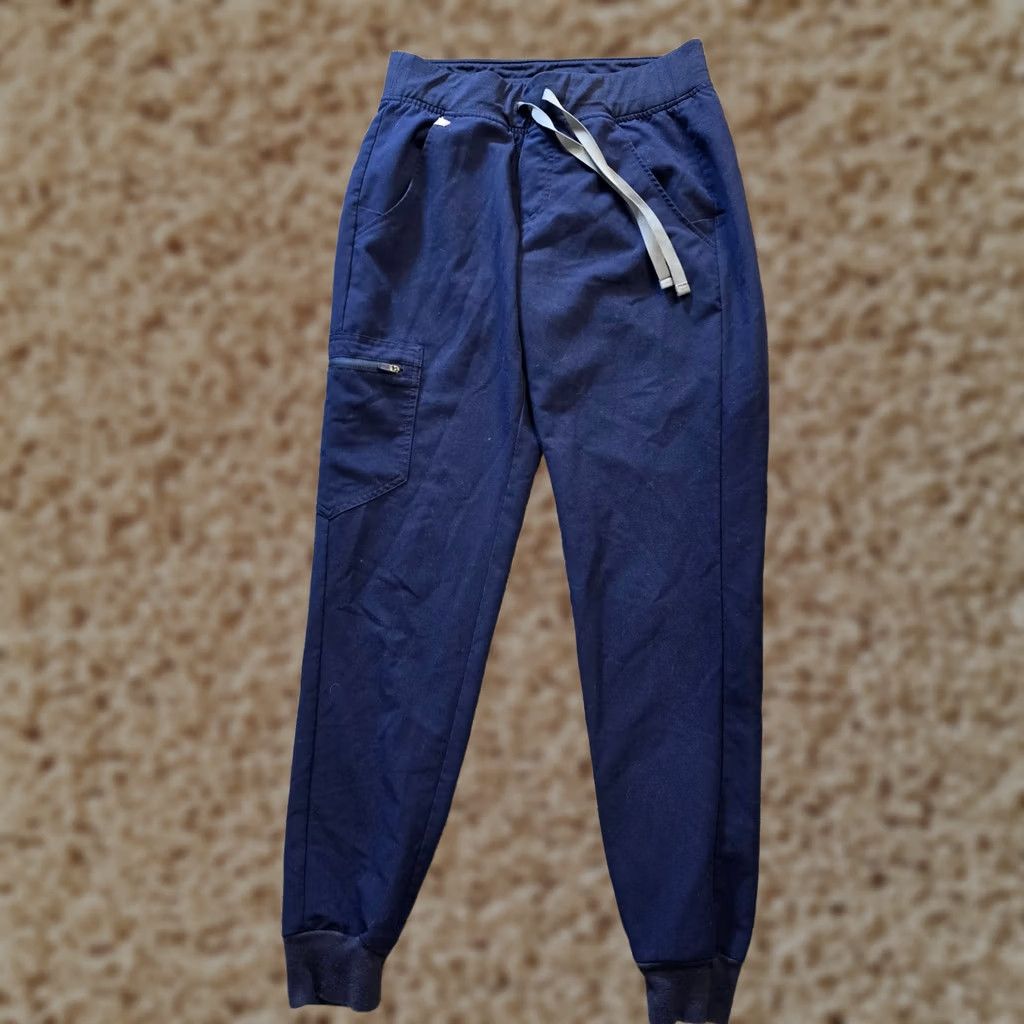 Vintage FIGS Pants Womens XS Blue Zamora Joggers High Waisted Medical Nursing Shirt Size 26" / US 2 / IT 38 - 1 Thumbnail