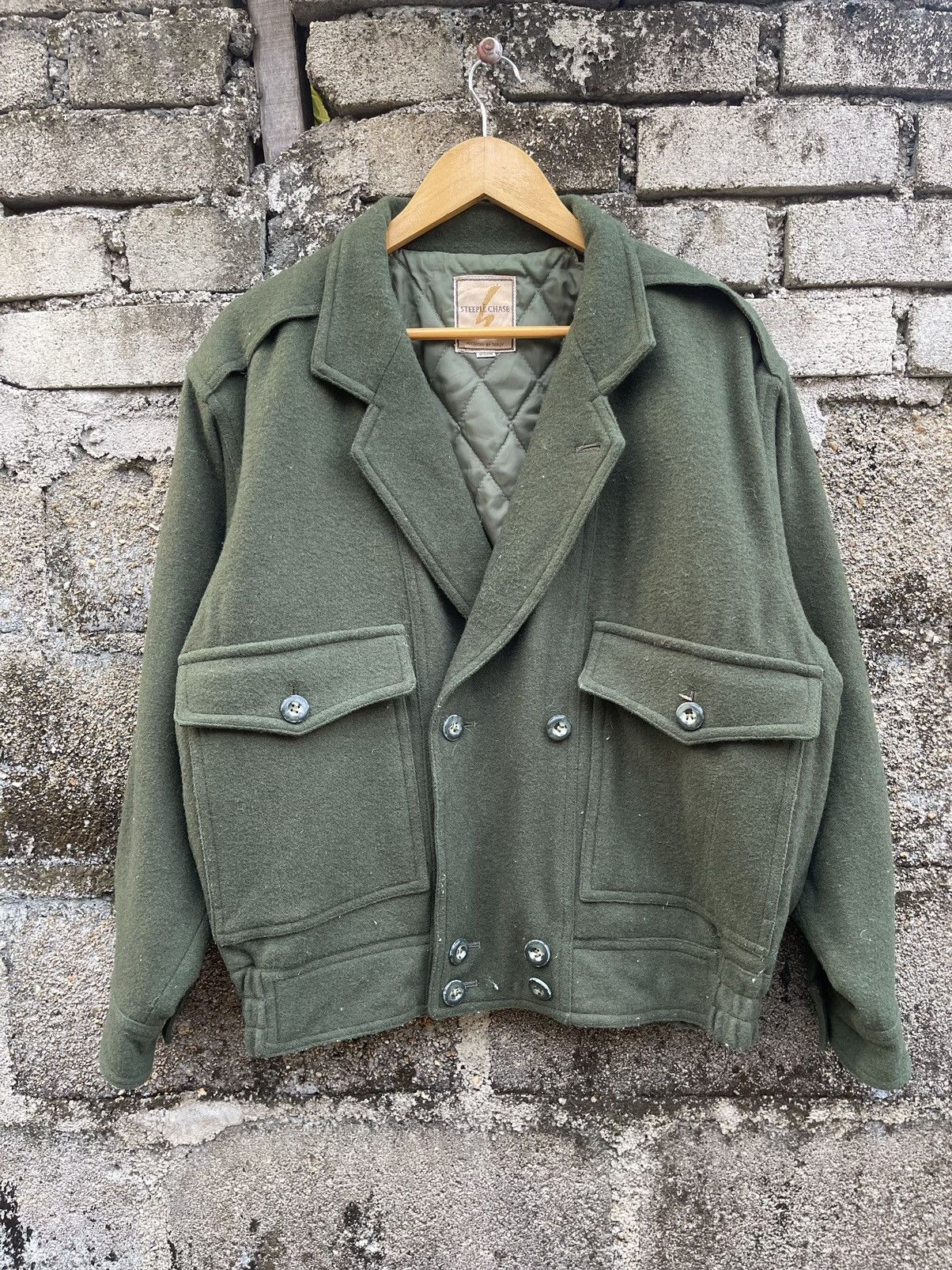 Issey Miyake JAPANESE STEEPLE CHASE WOOL JACKET INSPIRED ISSEY MIYAKE Size US M / EU 48-50 / 2 - 4 Thumbnail