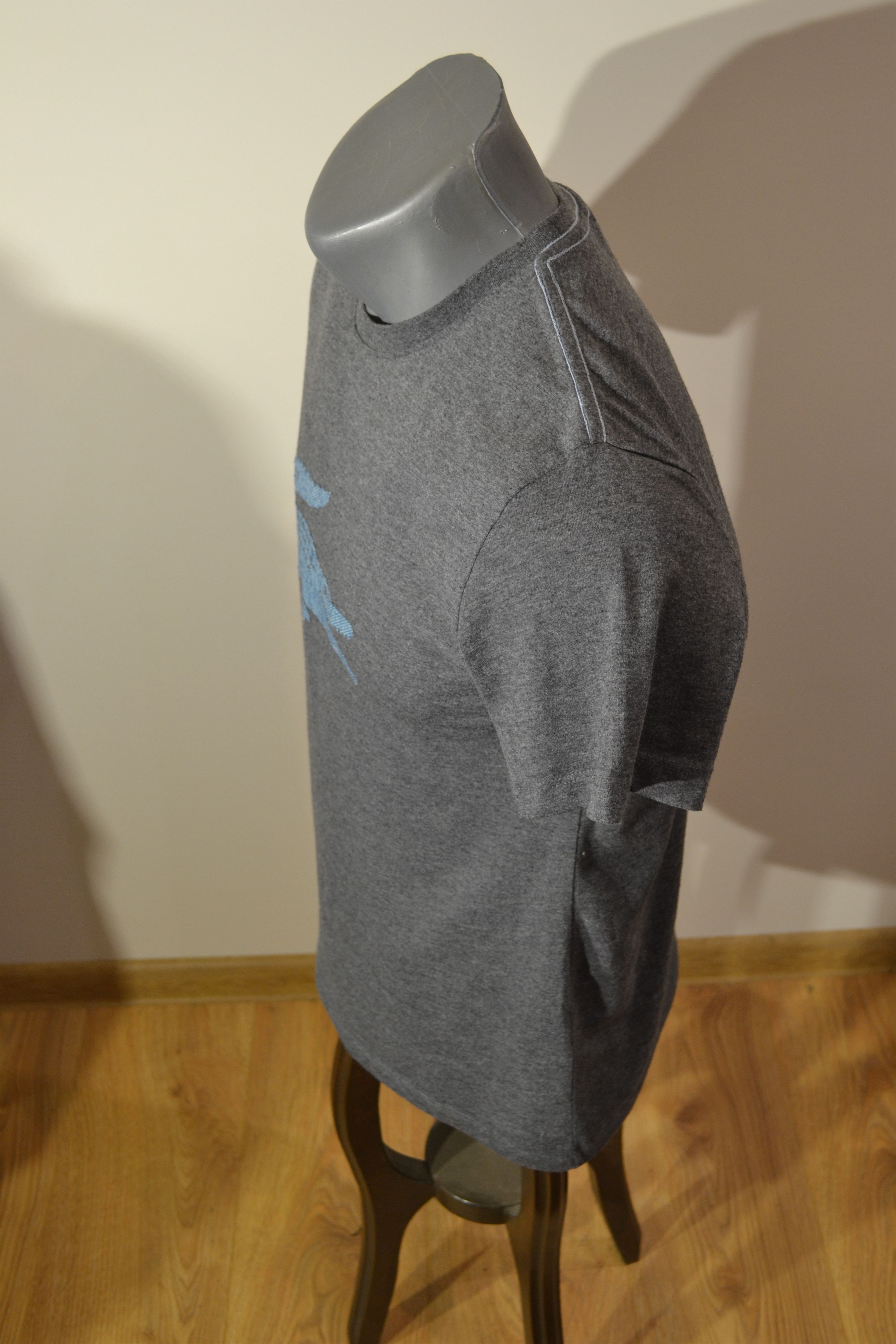 Lacoste Lacoste T-Shirt – Size S – Gray with Blue Crocodile Logo Size US S / EU 44-46 / 1 - 4 Thumbnail