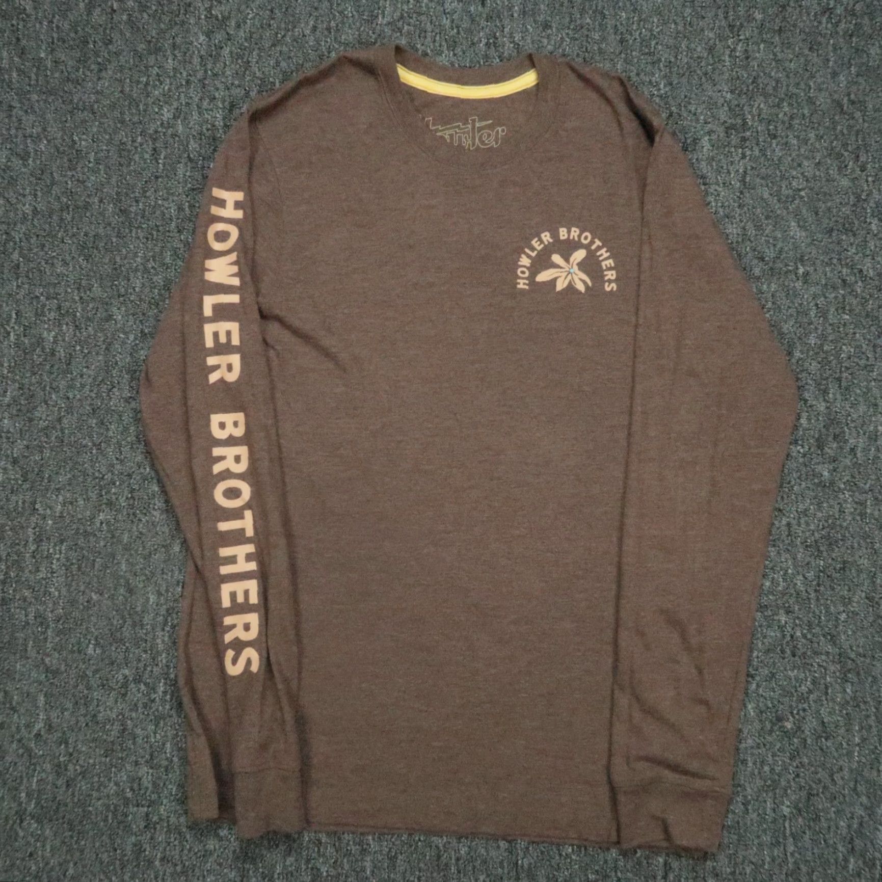 Howler Brothers Howler Bros Shirt Men Small Brown Graphic Long Sleeve Tee Crew Size US S / EU 44-46 / 1 - 2 Thumbnail