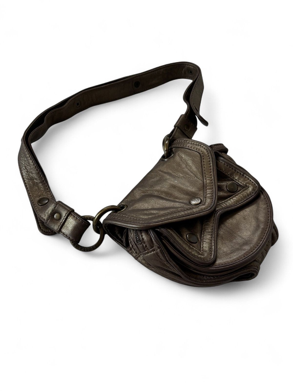 Allsaints Vintage Allsaints Avant-garde leather bag Size ONE SIZE - 5 Thumbnail