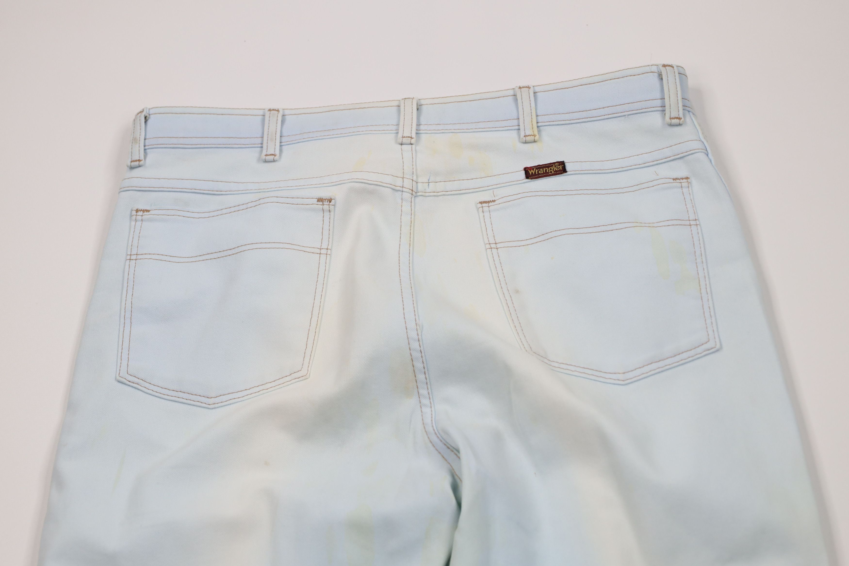 Wrangler Vintage 70s 80s Wrangler Flared Wide Leg Denim Jeans USA Size US 36 / EU 52 - 12 Thumbnail