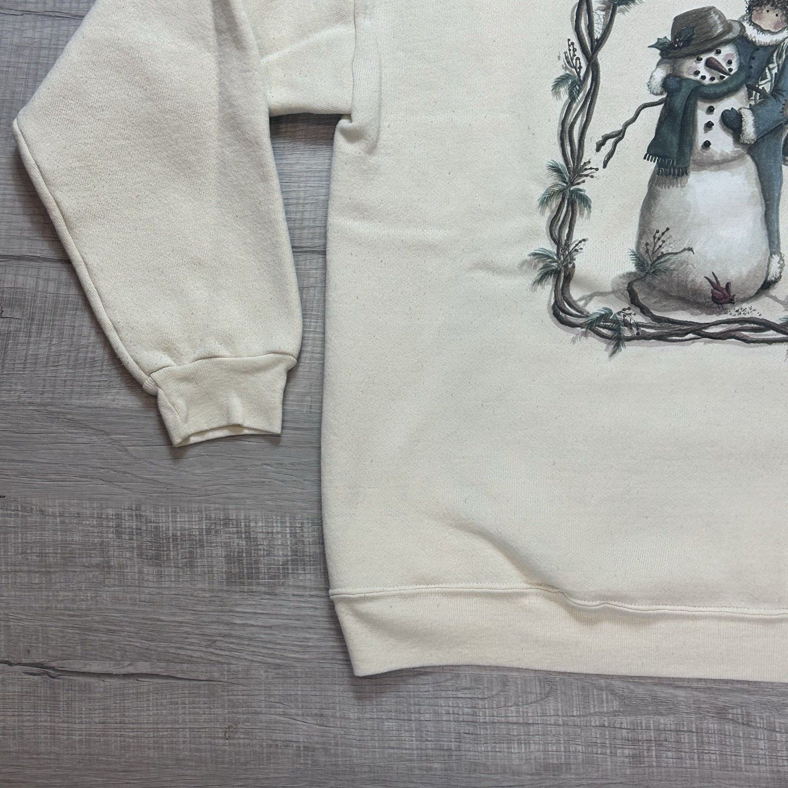 Vintage Vintage Won's Wear Beige Women's XL Sweater Heidi Satterberg Size XL / US 12-14 / IT 48-50 - 2 Thumbnail