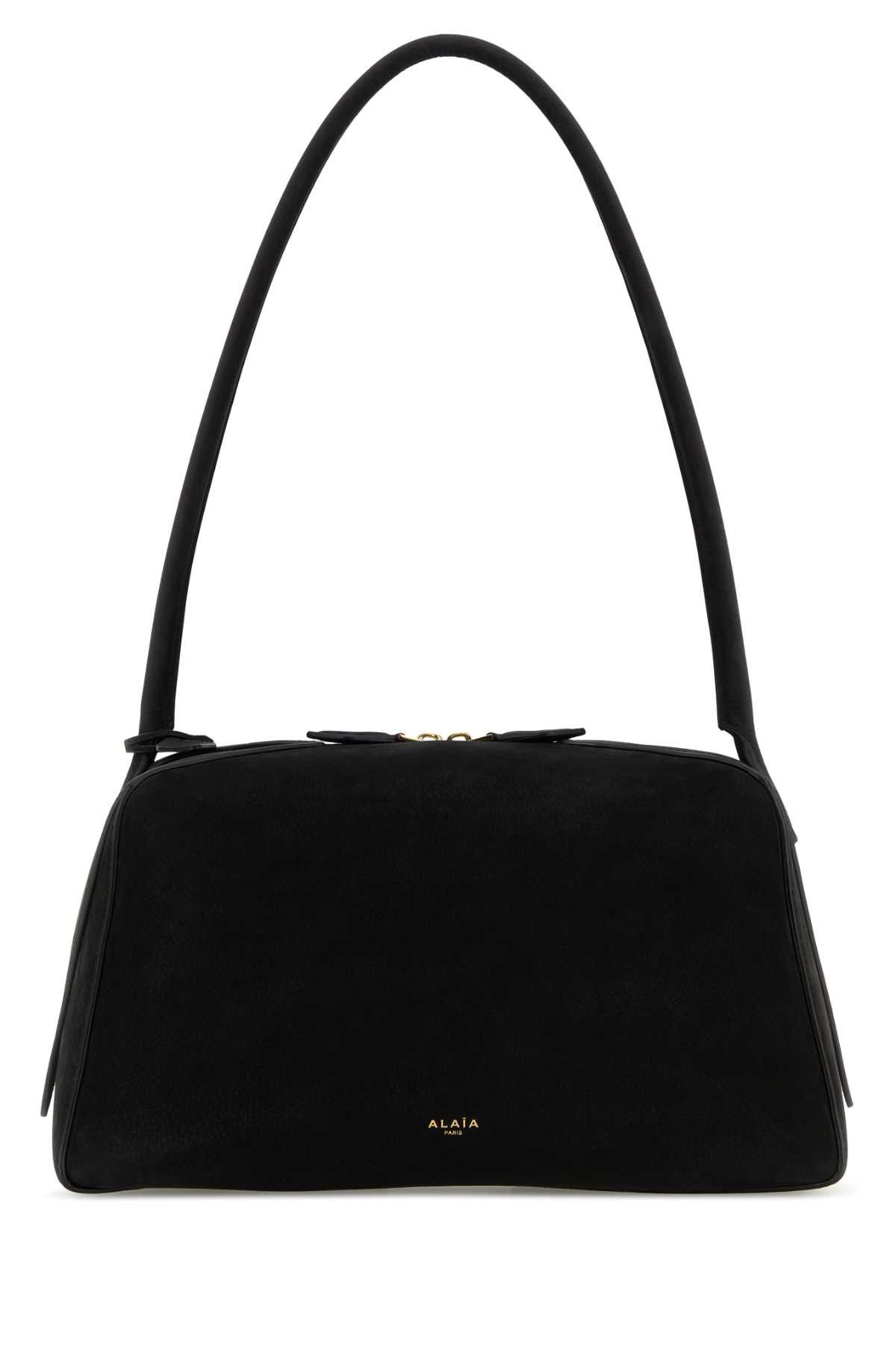 Alaia Black Suede Fonce Shoulder Bag Size ONE SIZE - 1 Thumbnail