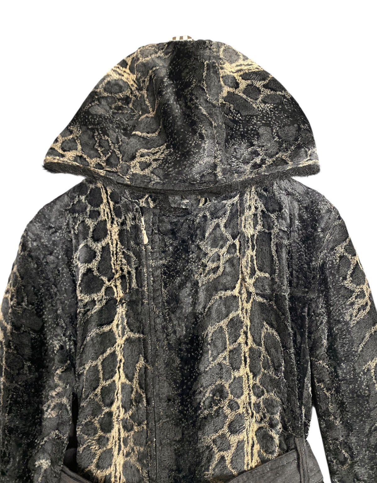 Tornado Mart Very Rare Vintage Tornado Mart Snake Skin Velvet Parka 1990s Size US L / EU 52-54 / 3 - 4 Thumbnail
