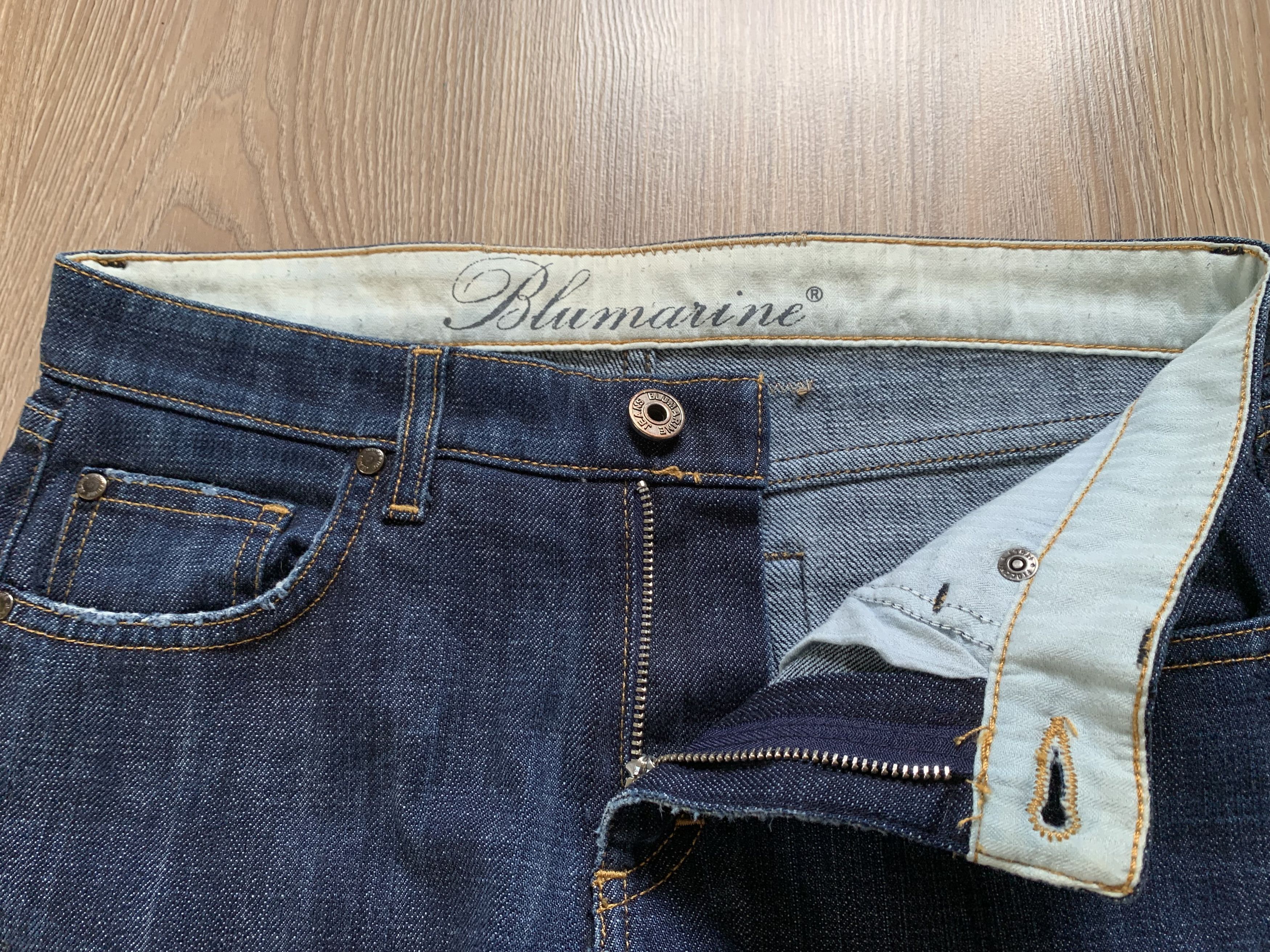 Blumarine Blumarine Blue Denim Flared Jeans Size 32" / US 10 / IT 46 - 6 Thumbnail