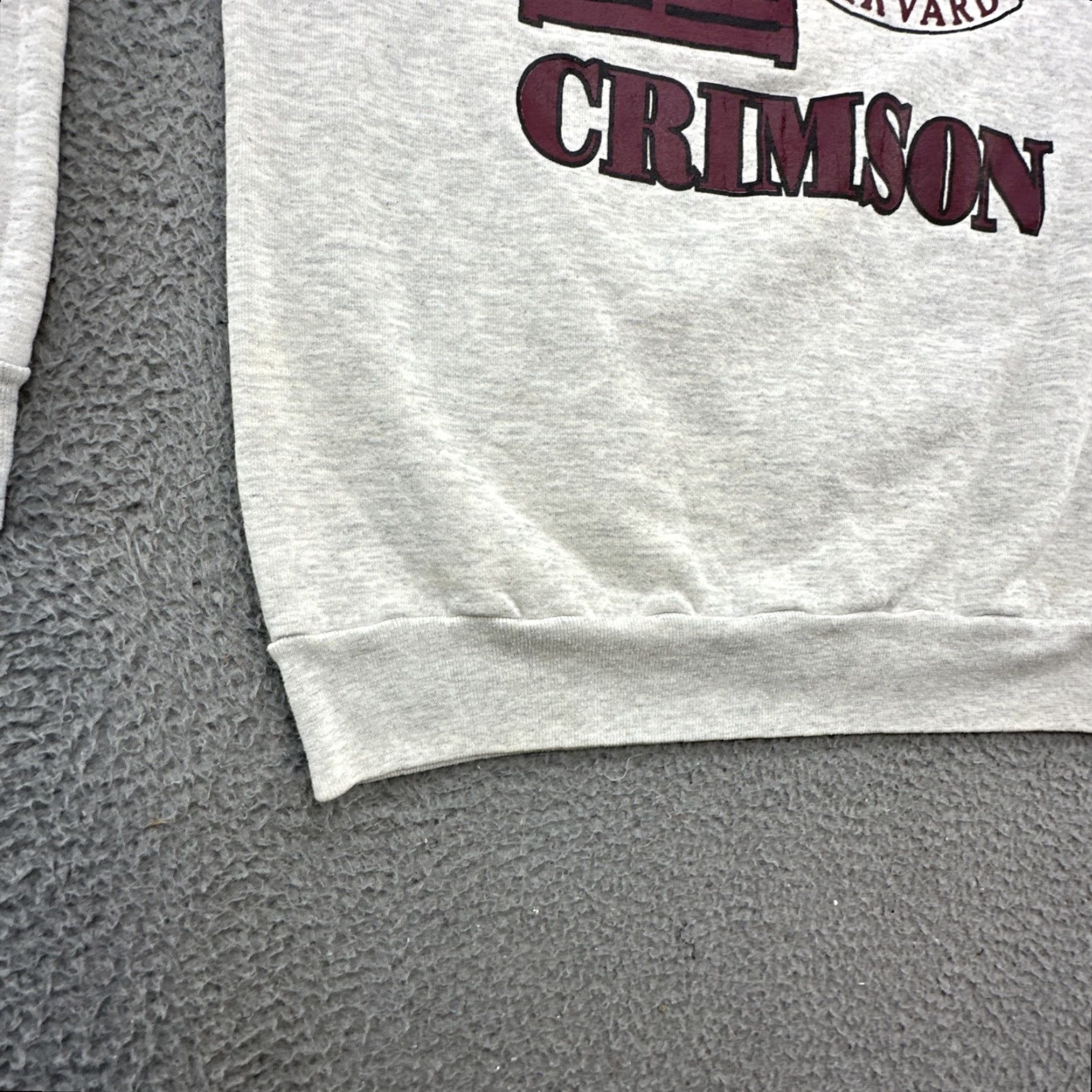 Lee VINTAGE Harvard Crimson University Sweatshirt XL Ivy League NCAA USA BIKE Size US XL / EU 56 / 4 - 5 Thumbnail