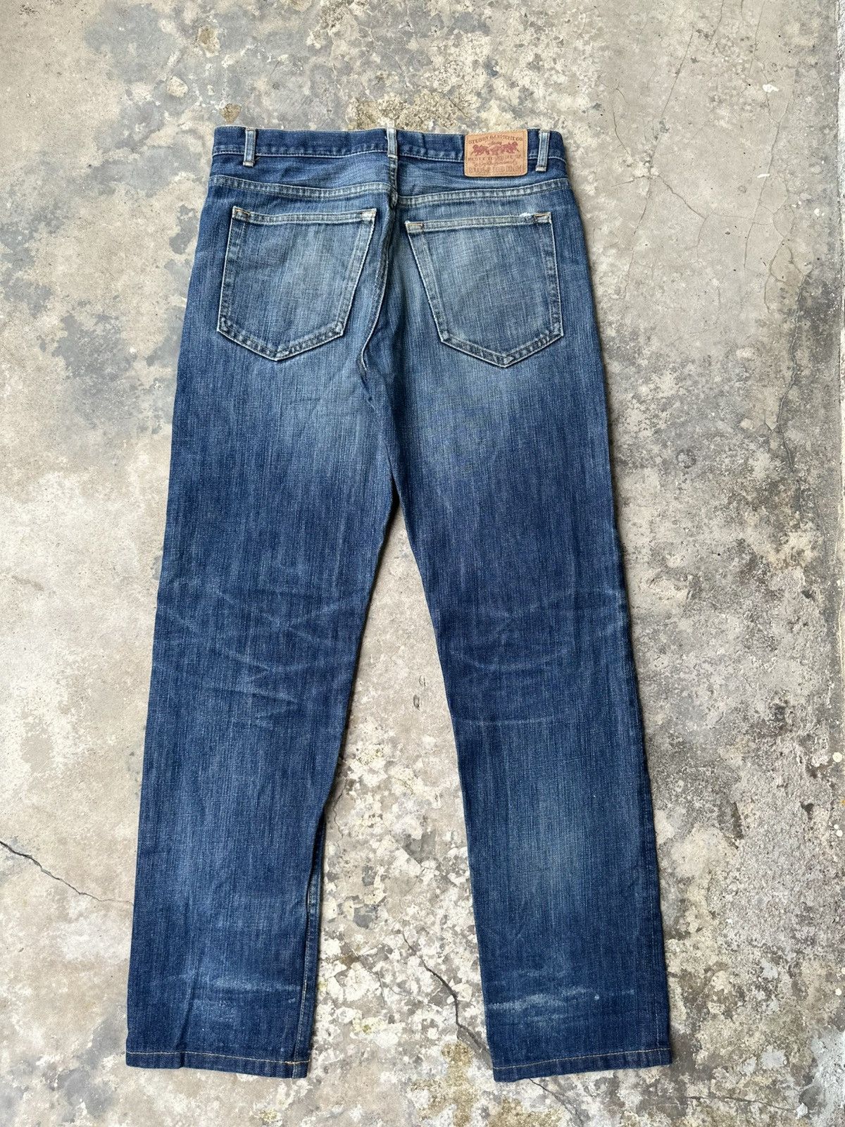 パンツ 00s OLD STUSSY rough and rugged denim Vintage Stussy Rough Rugged Denim Skull Logo Jeans Pants - Etsy