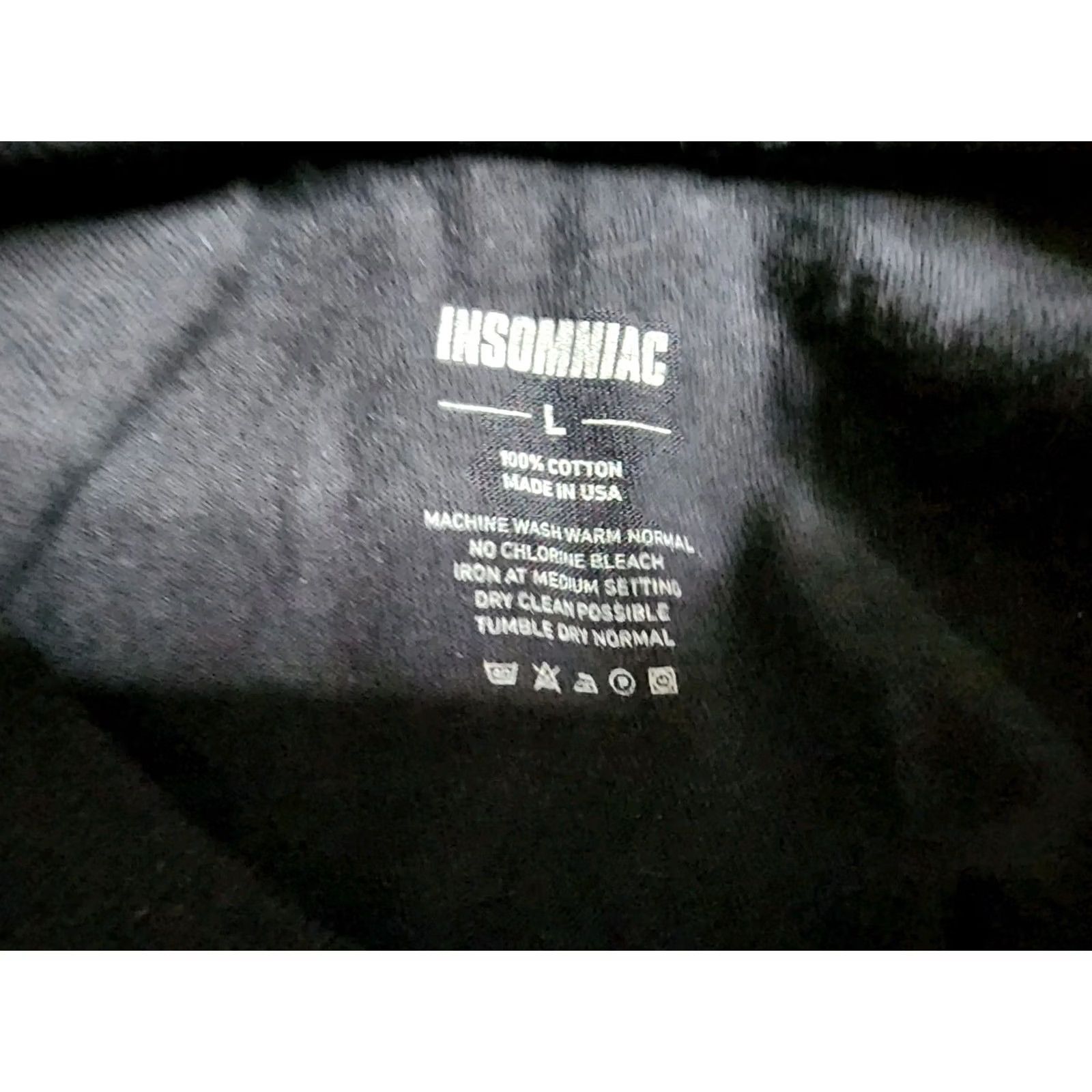 Vintage Insomniac T-Shirt Mens L Okeechobee Music x Arts Festival 2023 Black Cotton Crew Neck Short Sleeve Size US L / EU 52-54 / 3 - 4 Thumbnail