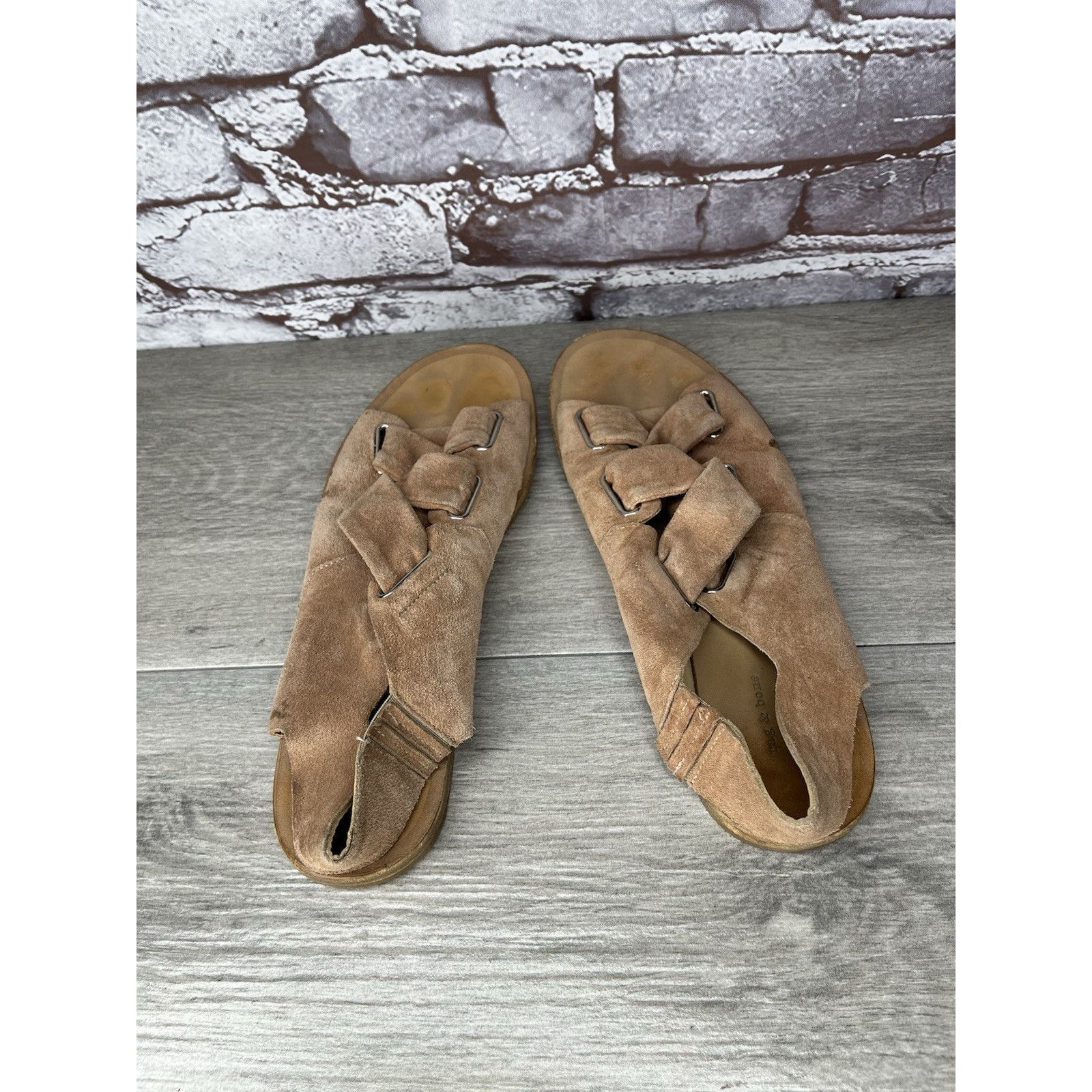 Rag & Bone Rag & Bone Pink Salmon Suede Leather Strap Flats Sandals Wom Size US 6.5 / IT 36.5 - 5 Thumbnail