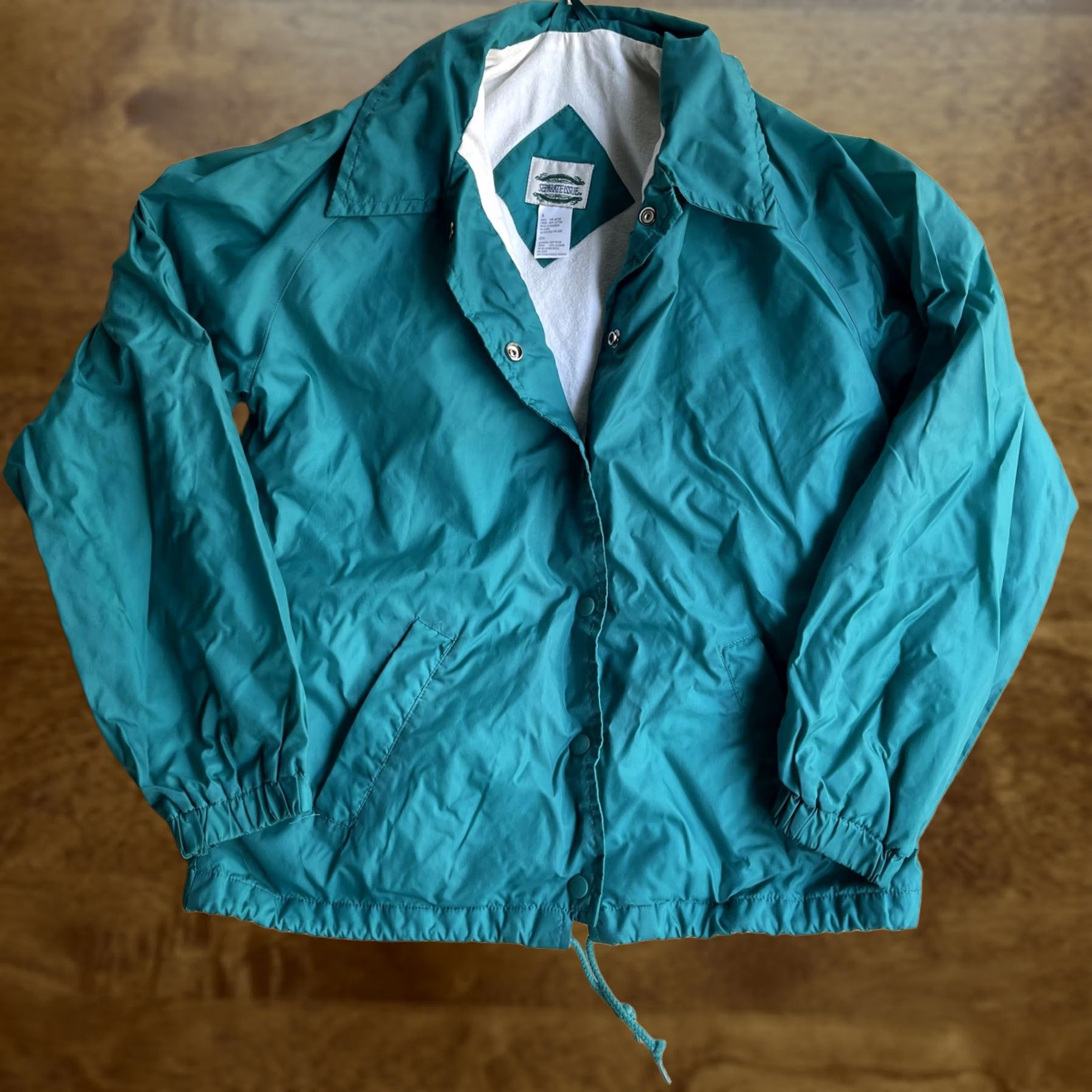 Coach VINTAGE Separate Issue Mens Small Green Nylon Snap Front Lined Windbreaker Jacket Size US S / EU 44-46 / 1 - 1 Thumbnail