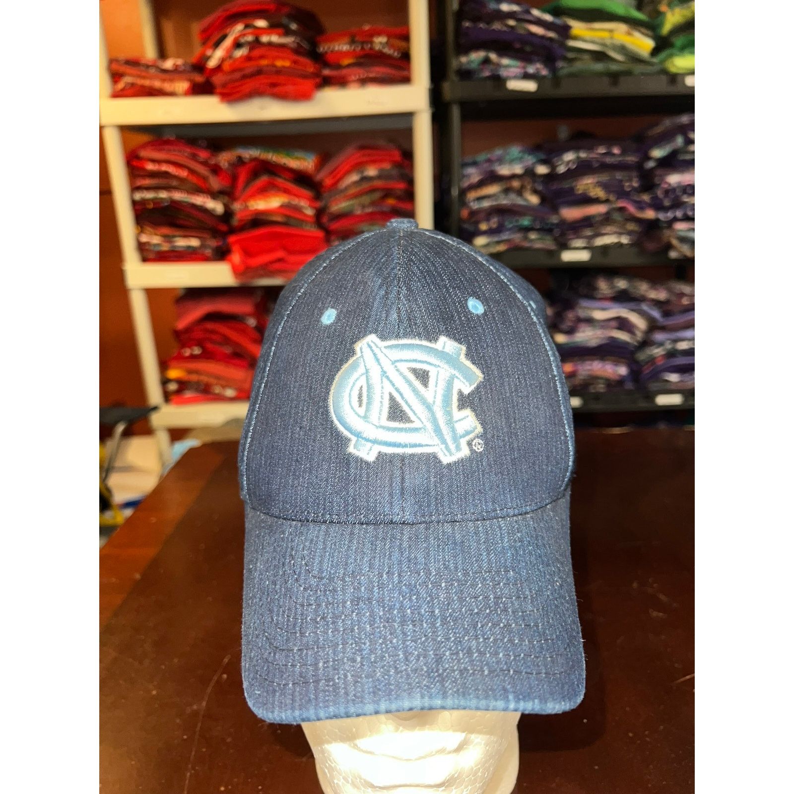 Zephyr UNC Hat University Of North Carolina Zephyr Blue Cap M/L Size ONE SIZE - 1 Thumbnail