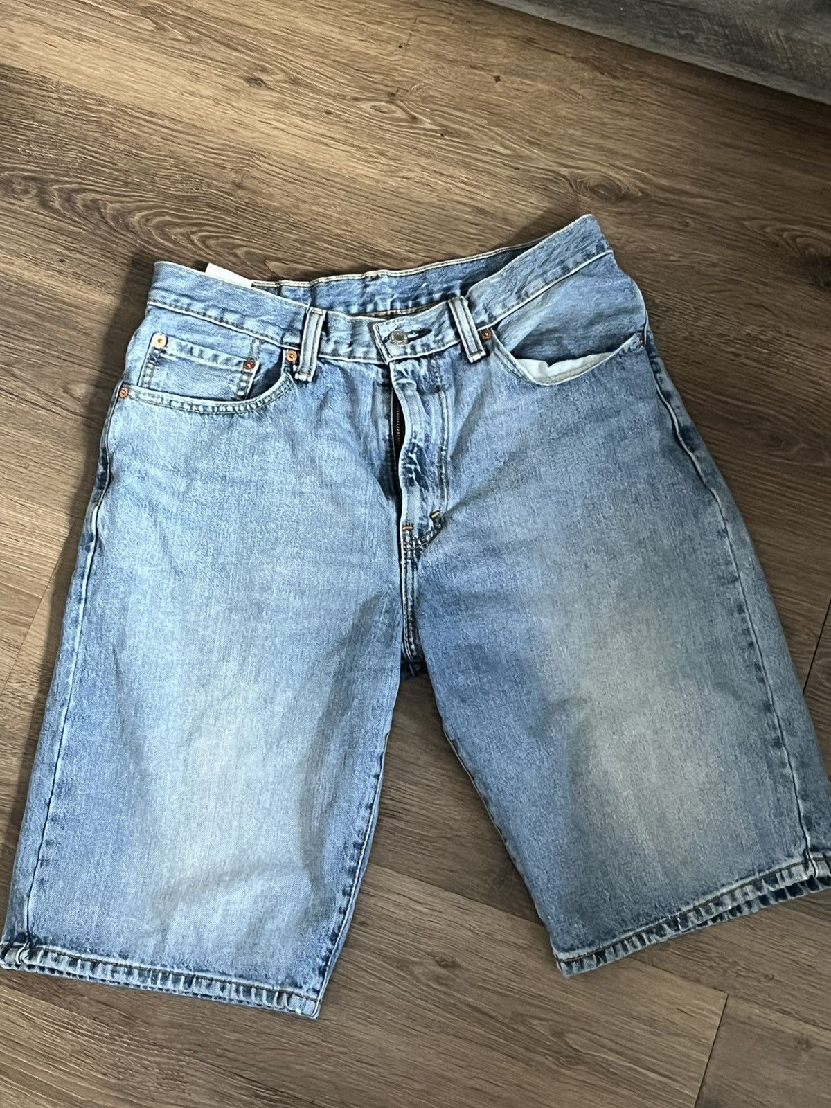 Levi's Levis Blue Light Washed Jorts Size US 32 / EU 48 - 3 Thumbnail