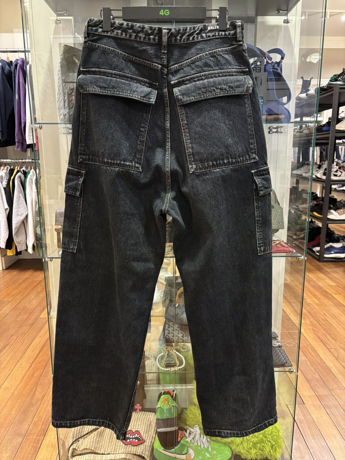 Balenciaga Balenciaga Cargo Denim Jeans Size US 31 - 2 Thumbnail
