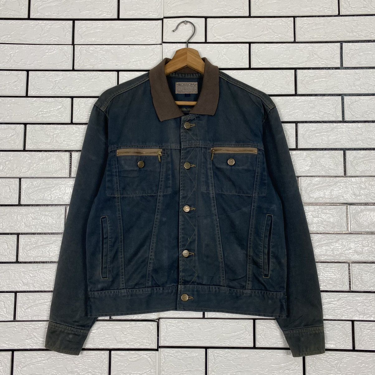 Issey Miyake 🔥CROPPED HUNTING JACKET BUTTON BLOSSOM DUCK CANVAS Size US M / EU 48-50 / 2 - 1 Thumbnail